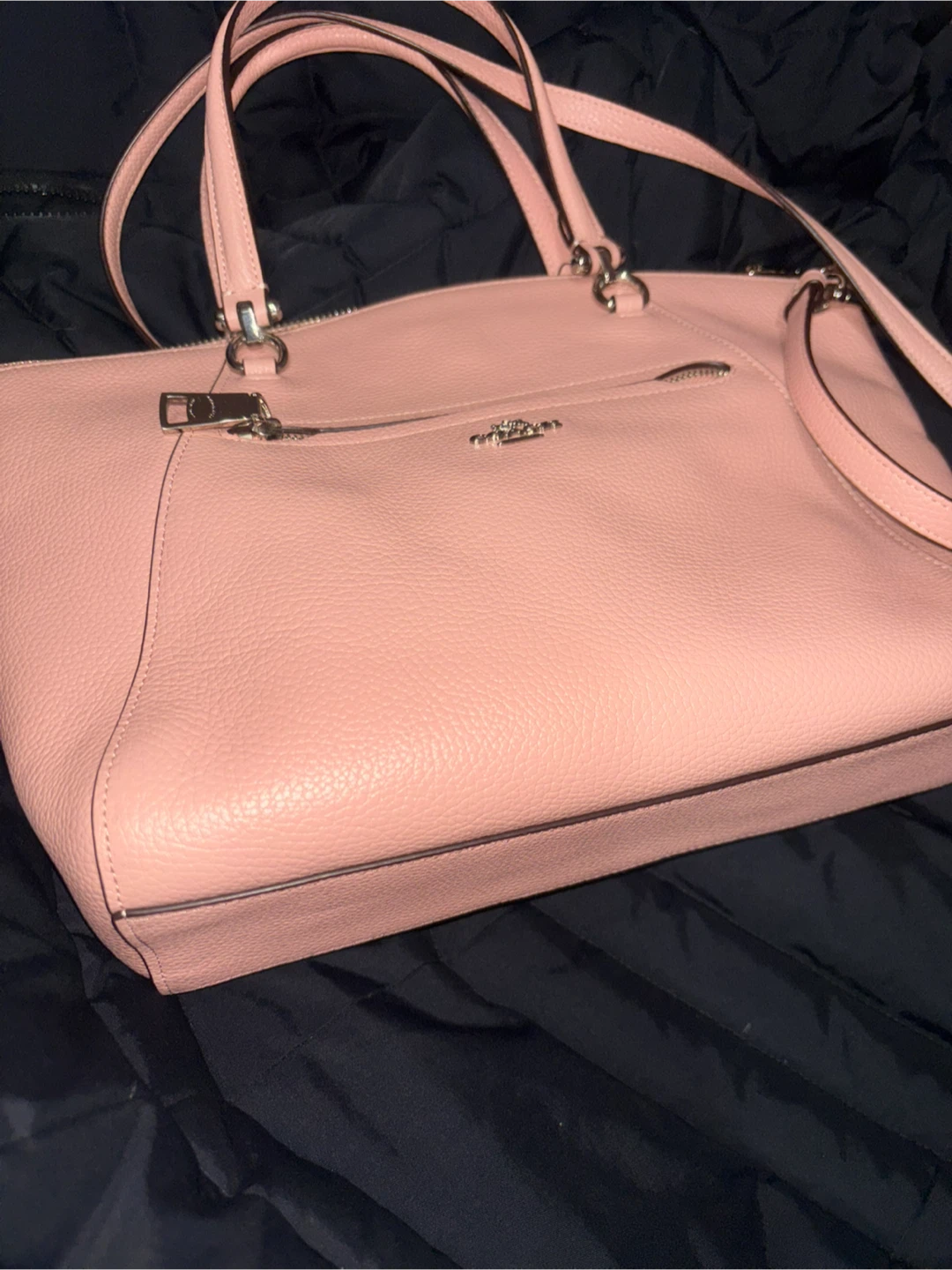 Coach Leather Handbag - Pink - photo 4