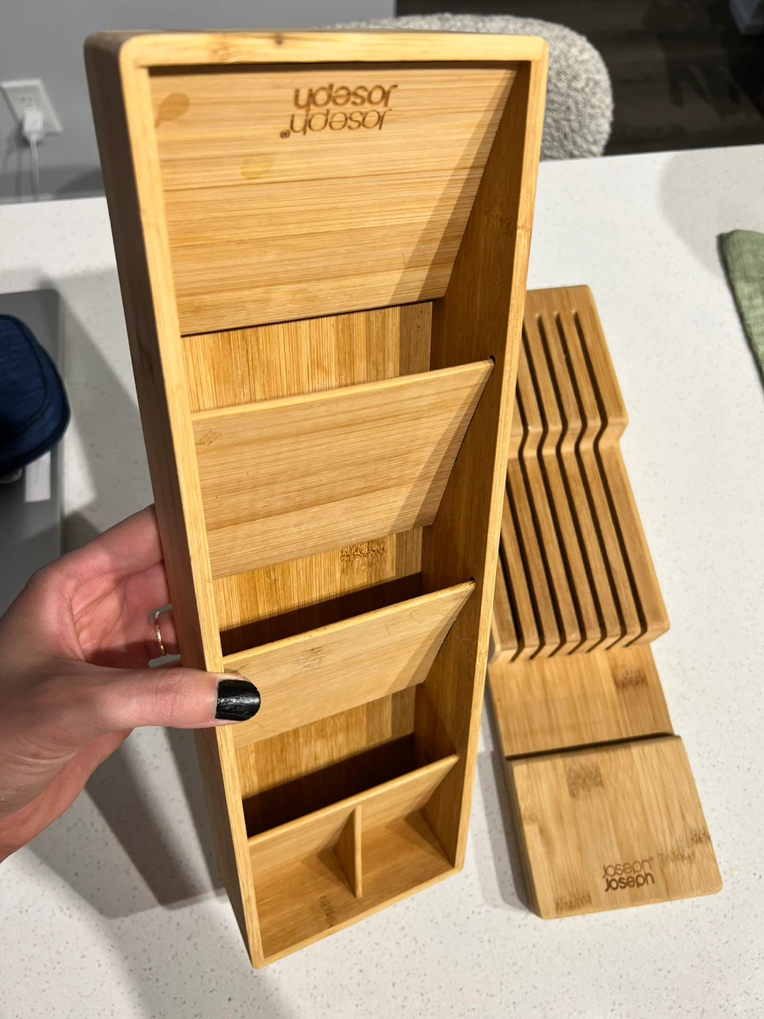 Joseph Joseph bamboo drawer organizers (Set of 2) - photo 2