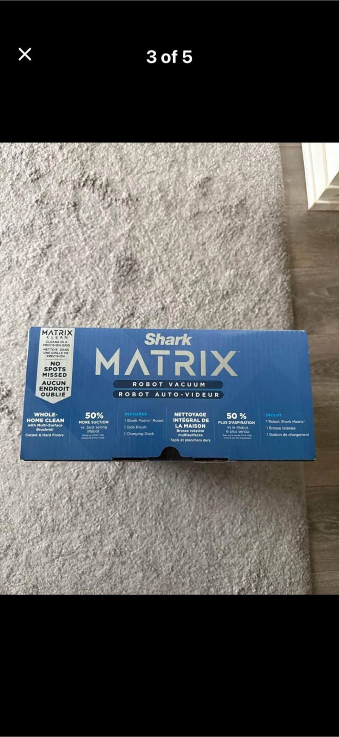 Shark Matrix RV2300CA Robot Vacuum - Black/Grey - photo 4
