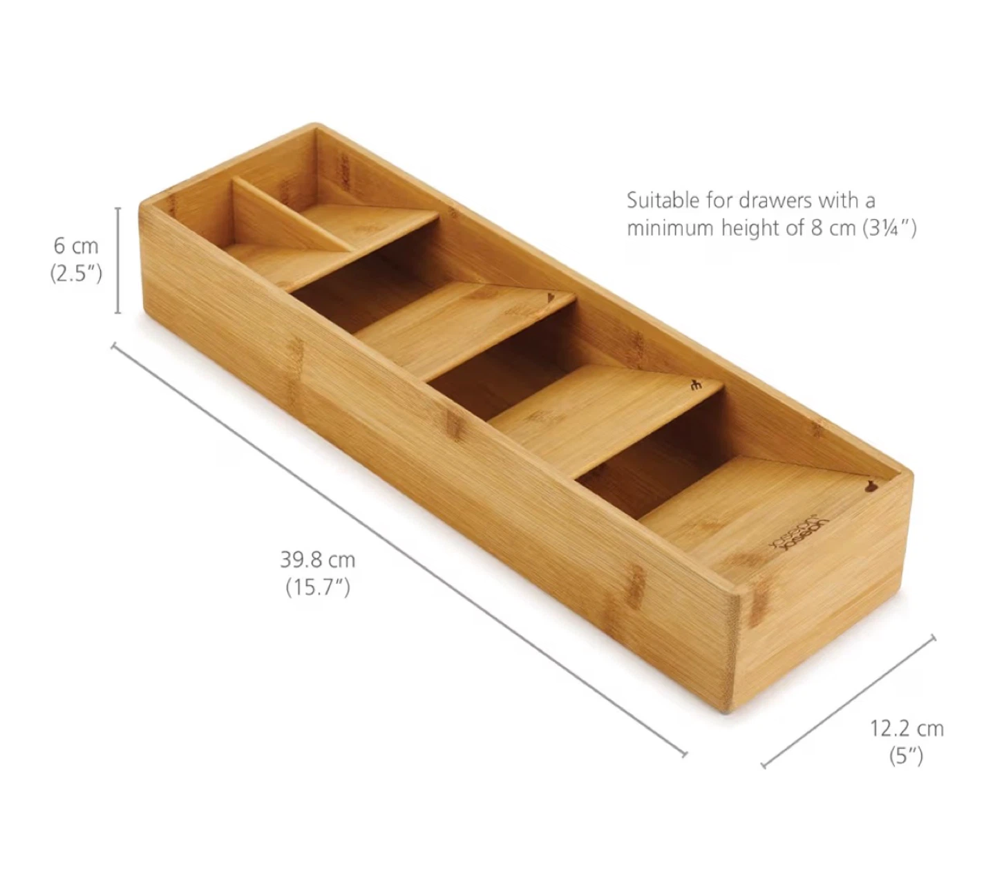Joseph Joseph bamboo drawer organizers (Set of 2) - photo 3