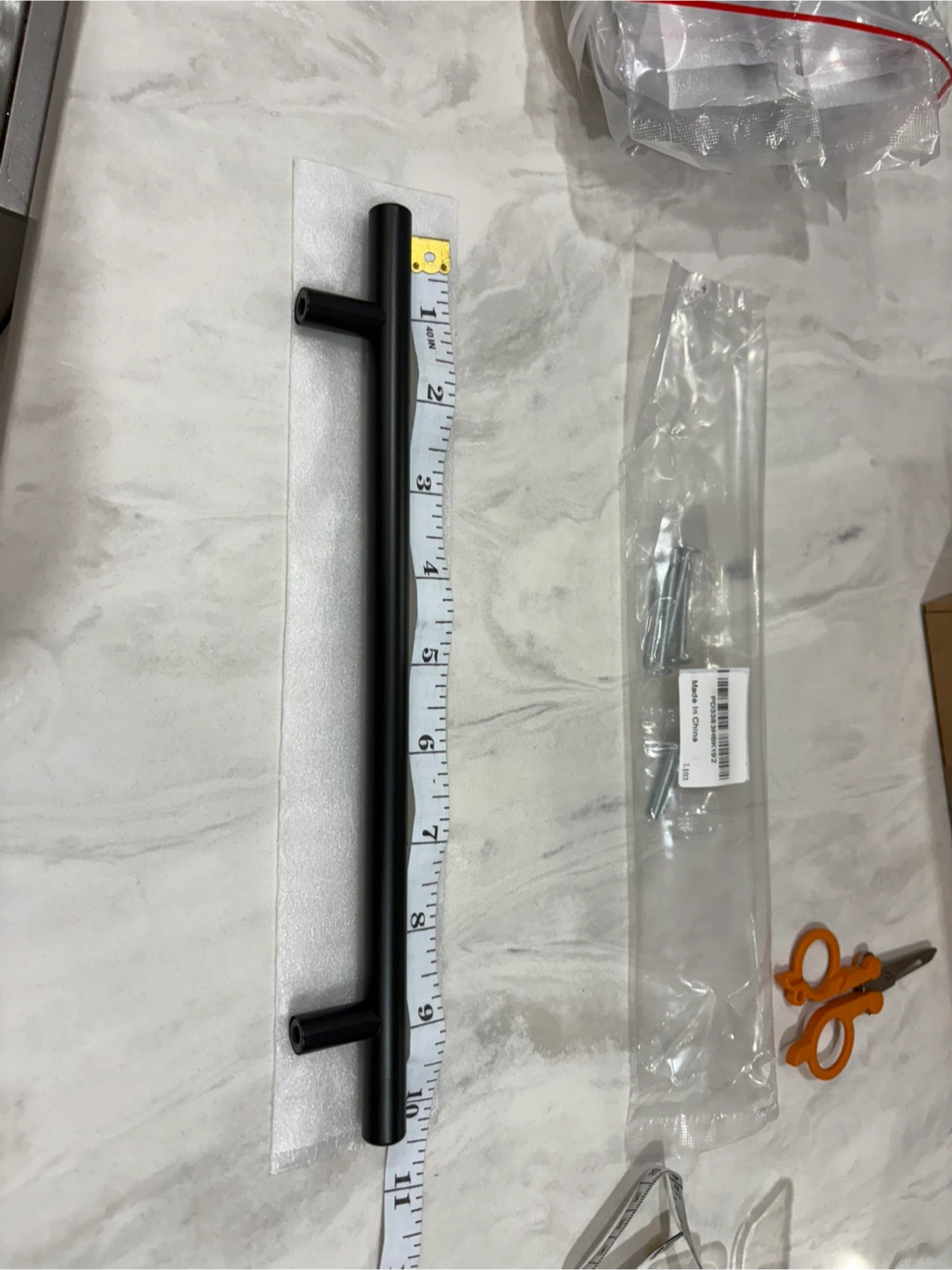 Set of 25 NEW  KNOWBELL 10inch Matte Black Cabinet  Pull Handle - photo 3