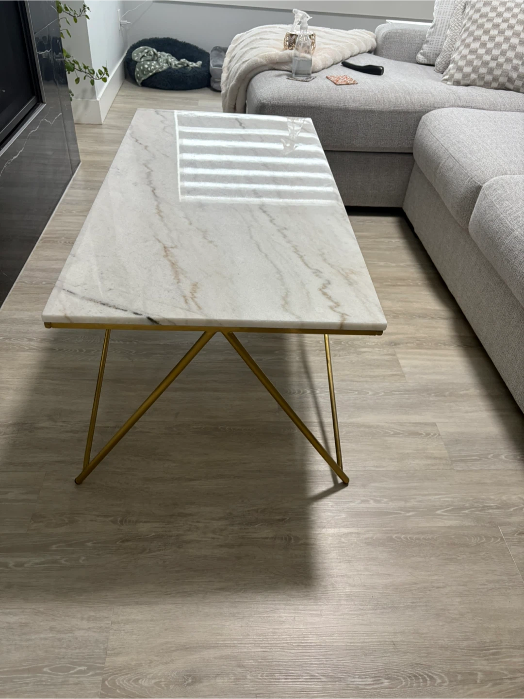 Structube Etta Marble Coffee Table - 120 cm - photo 2