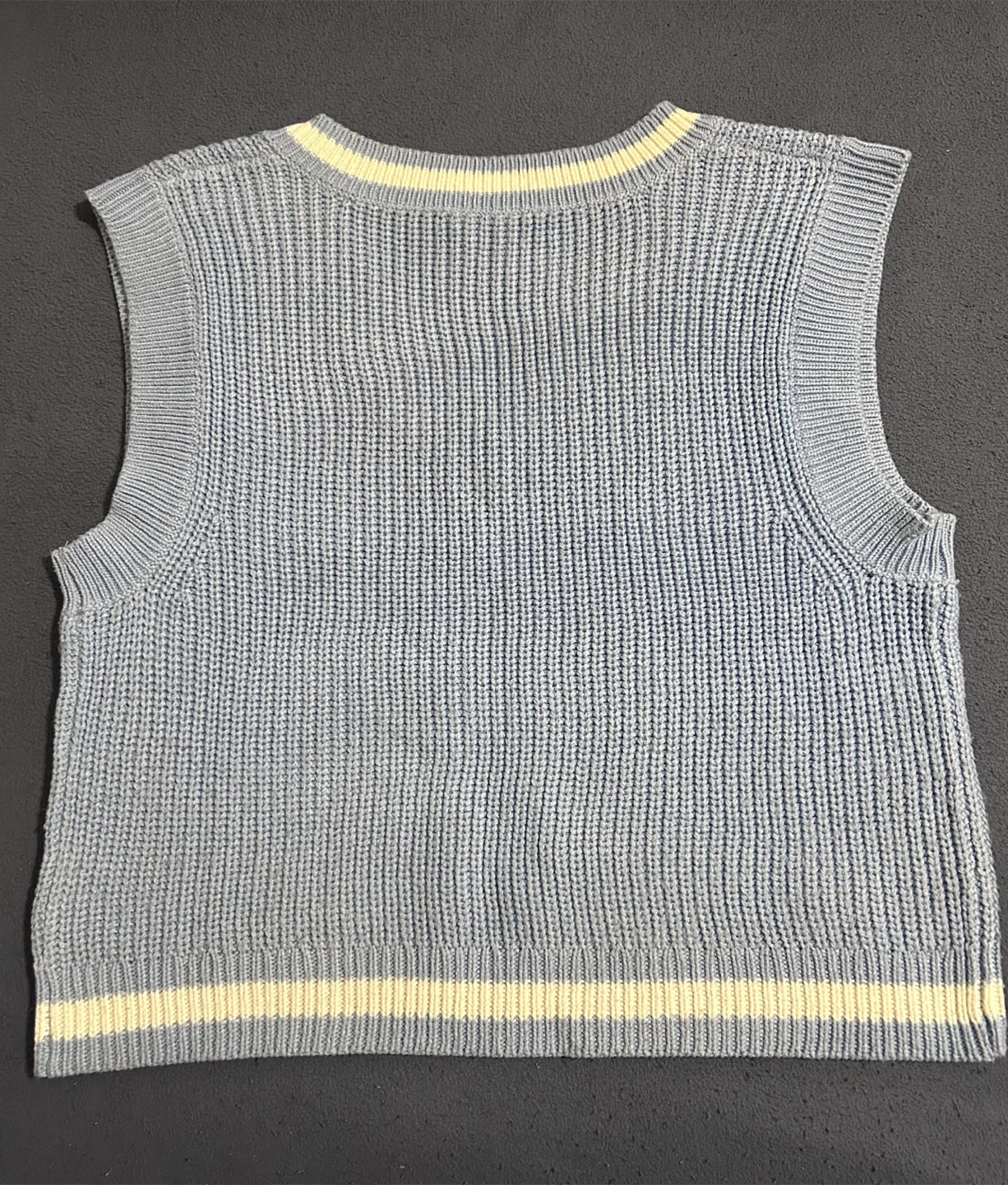 H&M Divided Blue Sweater Vest - Size S - photo 2