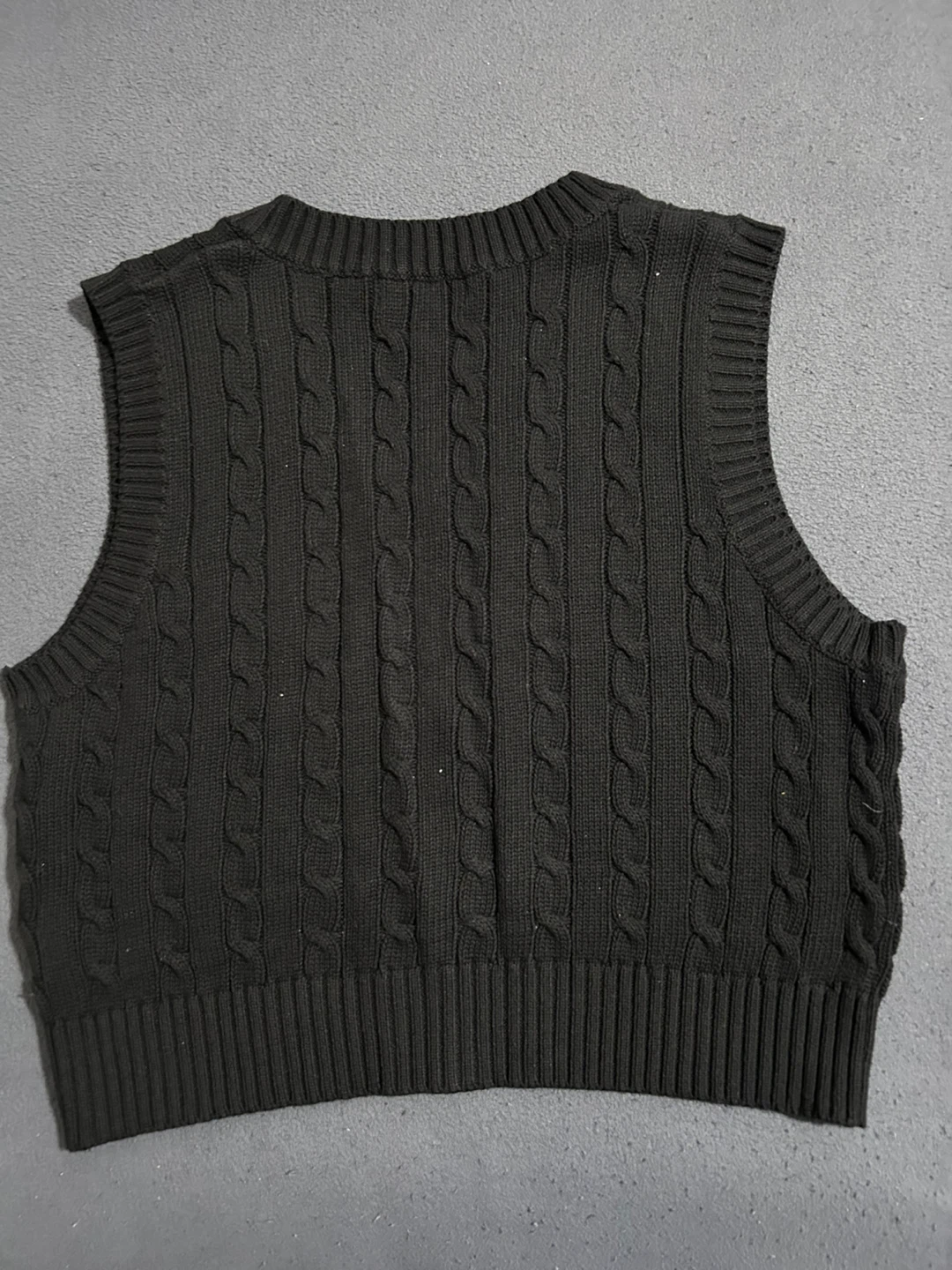 Streetwear Society Black Sweater Vest - Size M - photo 2