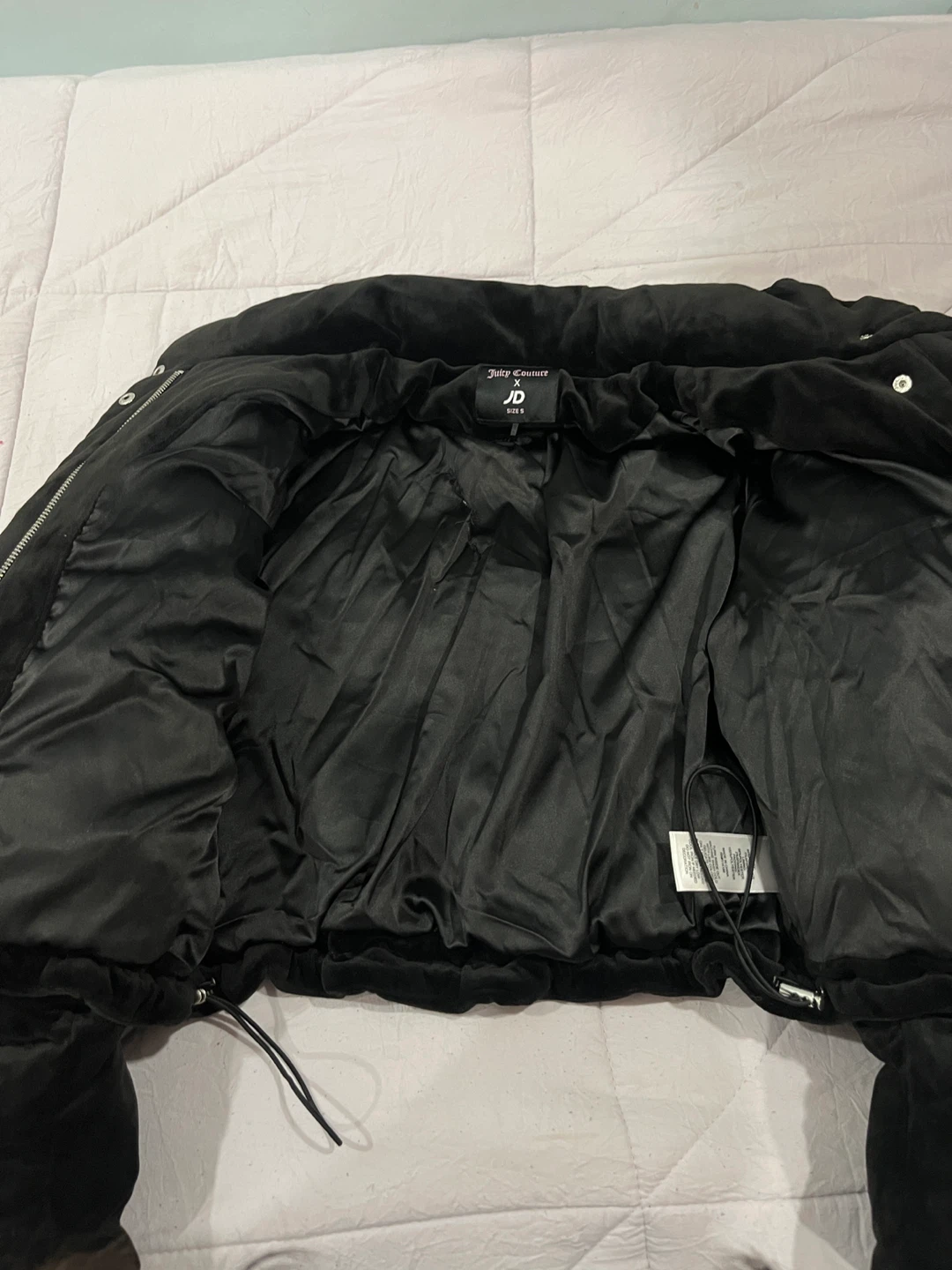 Juicy Couture x JD Black Puffer Jacket - Size S - photo 5