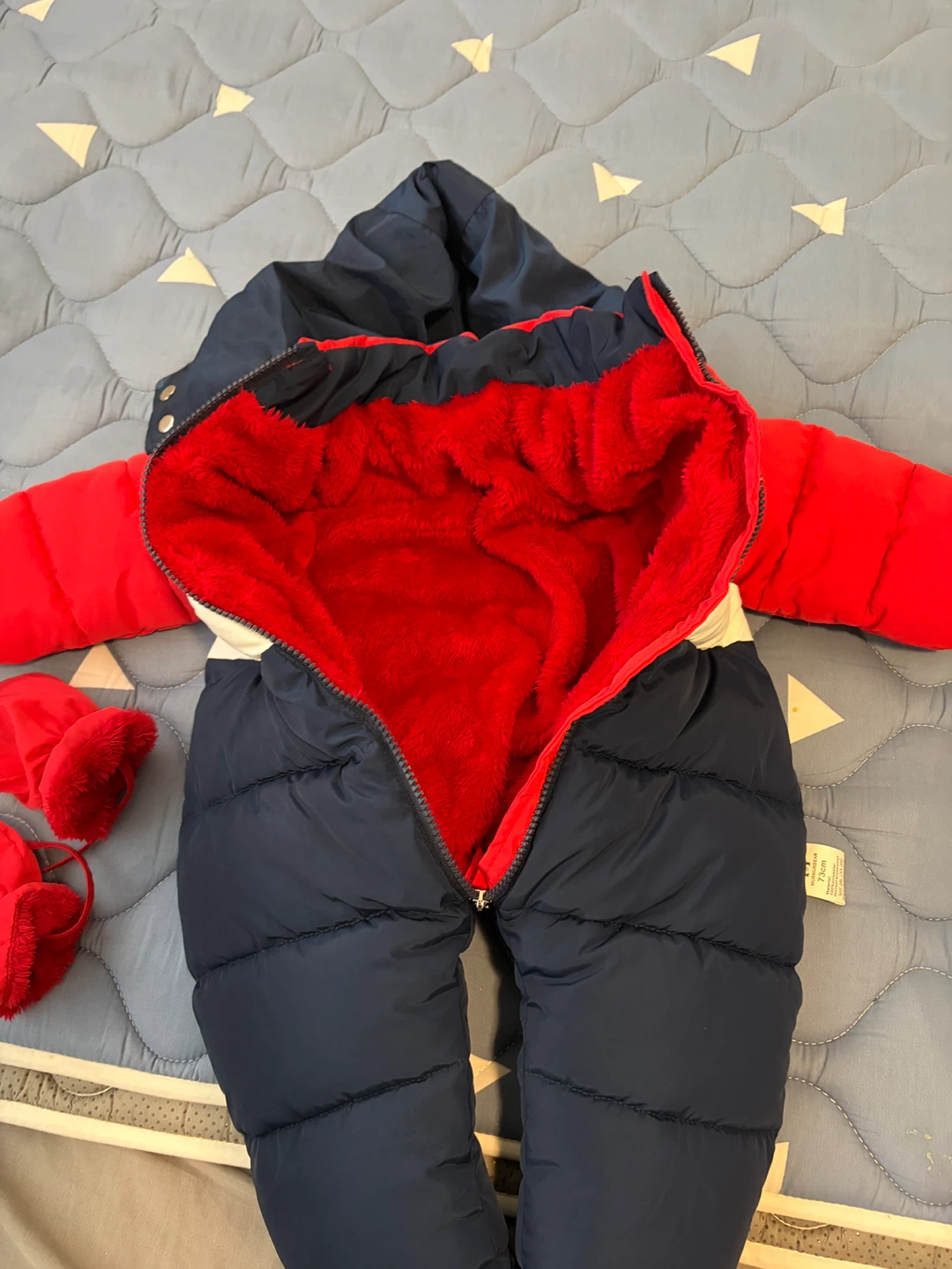 Momo Bear Snowsuit - Size 75cm - photo 3