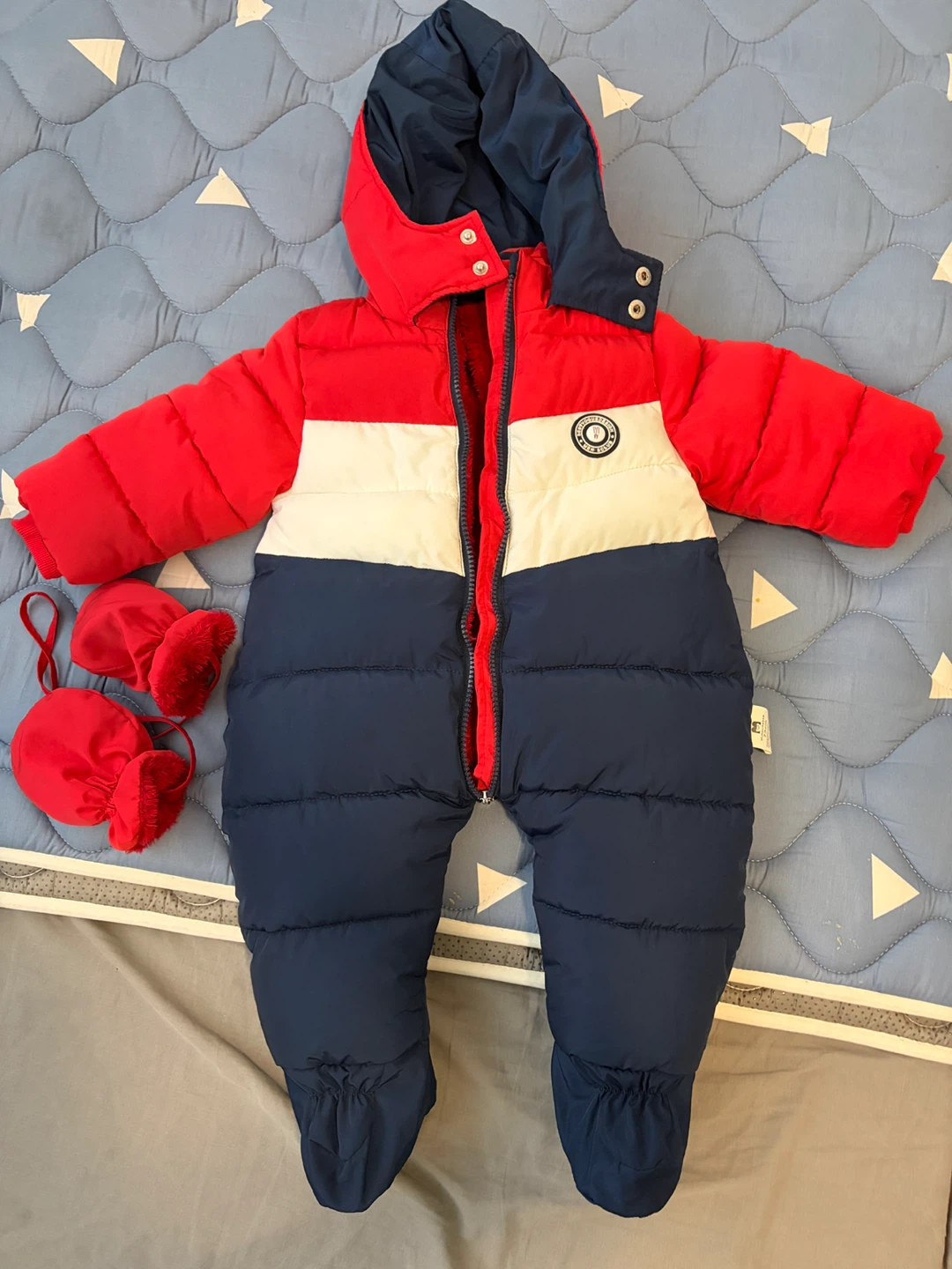 Momo Bear Snowsuit - Size 75cm