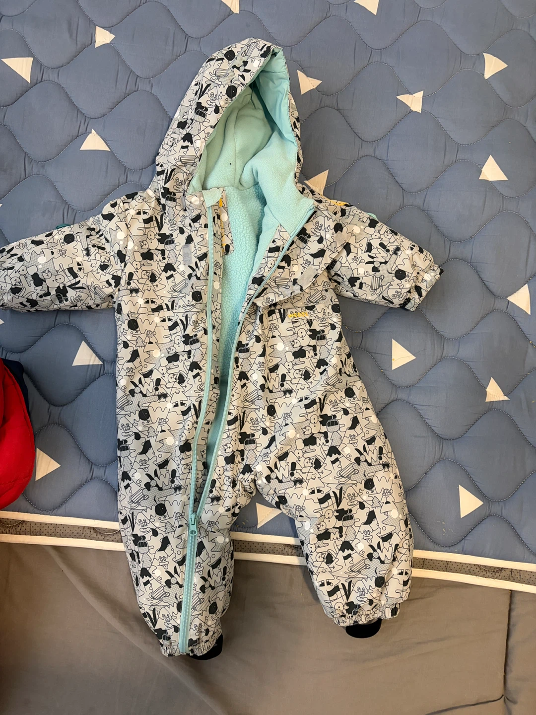 Hatley Baby Snowsuit - Grey Patterned - photo 2