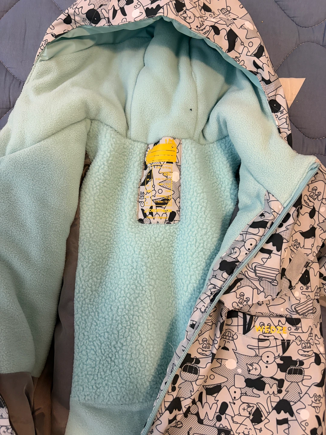 Hatley Baby Snowsuit - Grey Patterned - photo 3