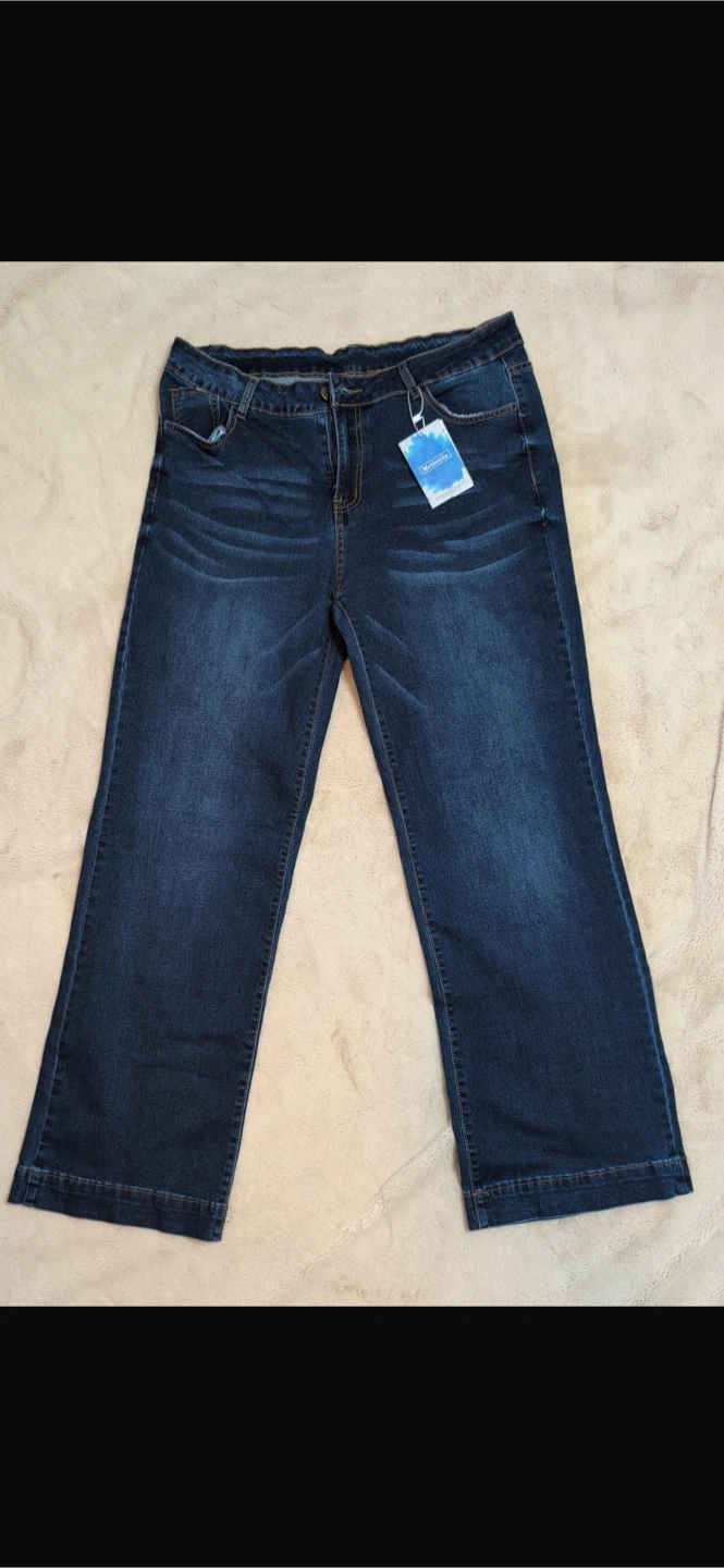 NEW! Metietila Mid-Rise Flare Wide Leg Jeans Stretch Denim Pants - photo 5