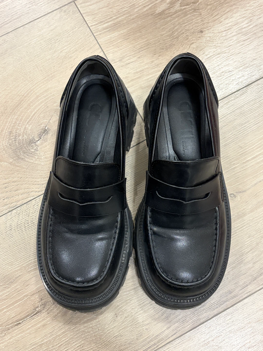 Korean Black Loafers