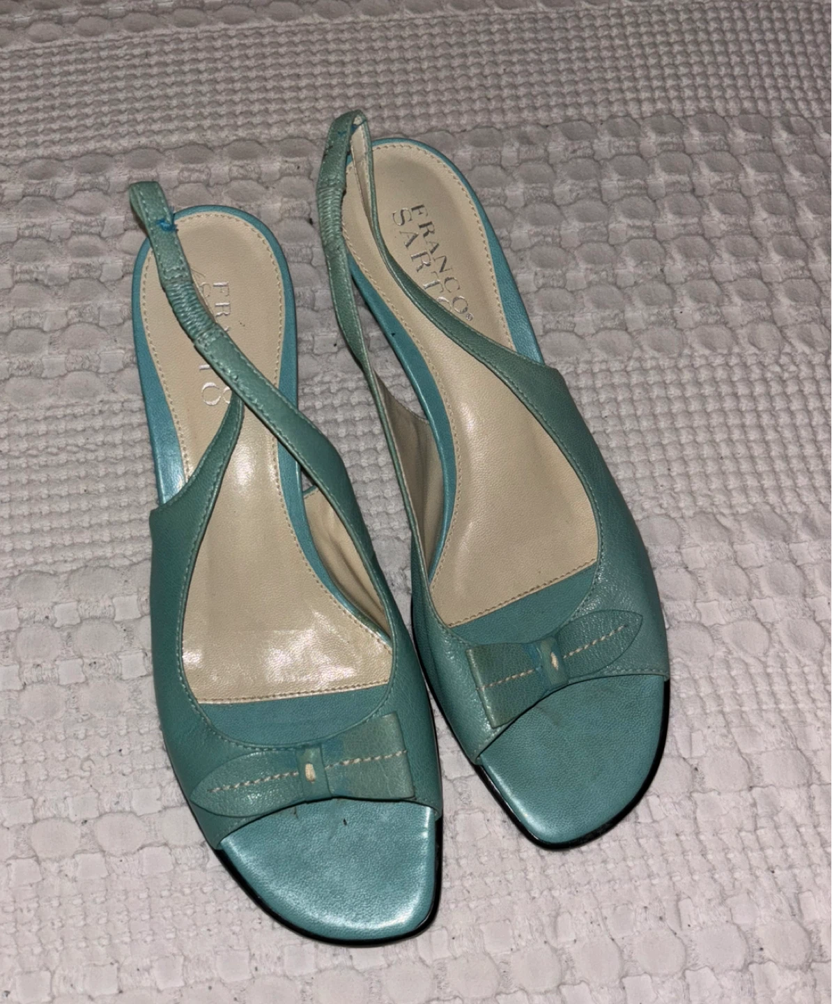 Vintage Franco Sarto Slingback Kitten Heels - Size 8M