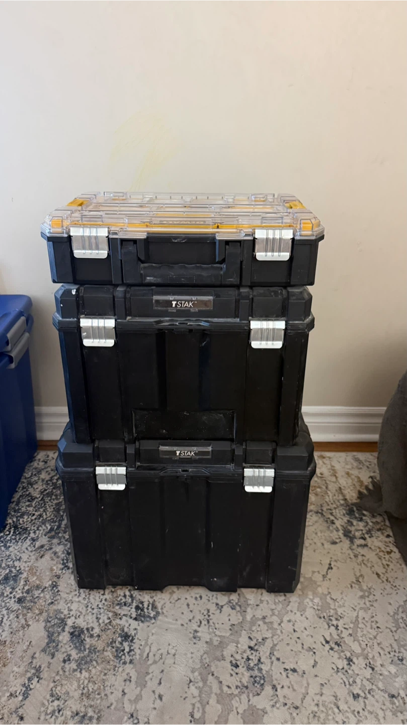 DeWalt TSTAK Tool Storage Boxes - 3 Piece Set - photo 2