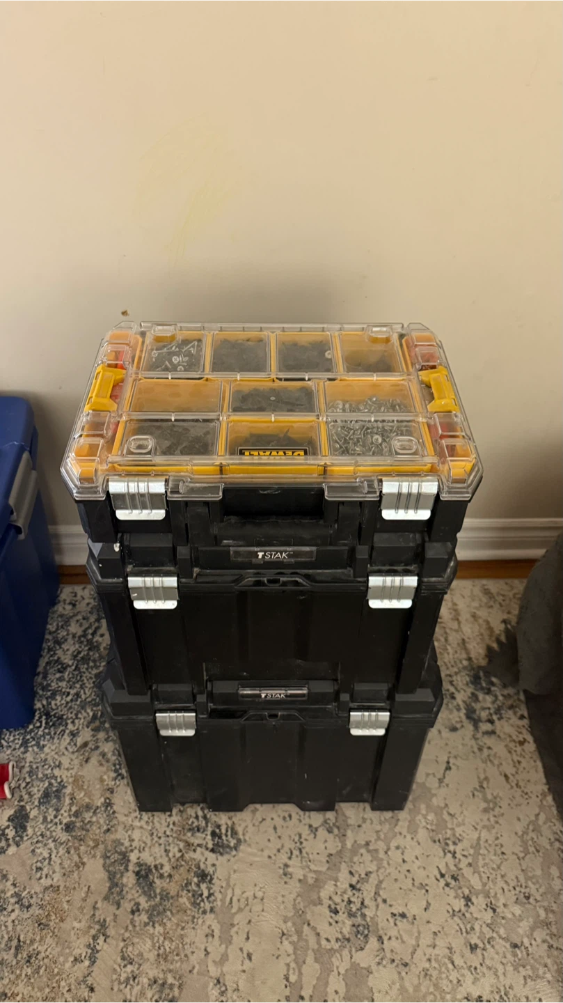 DeWalt TSTAK Tool Storage Boxes - 3 Piece Set