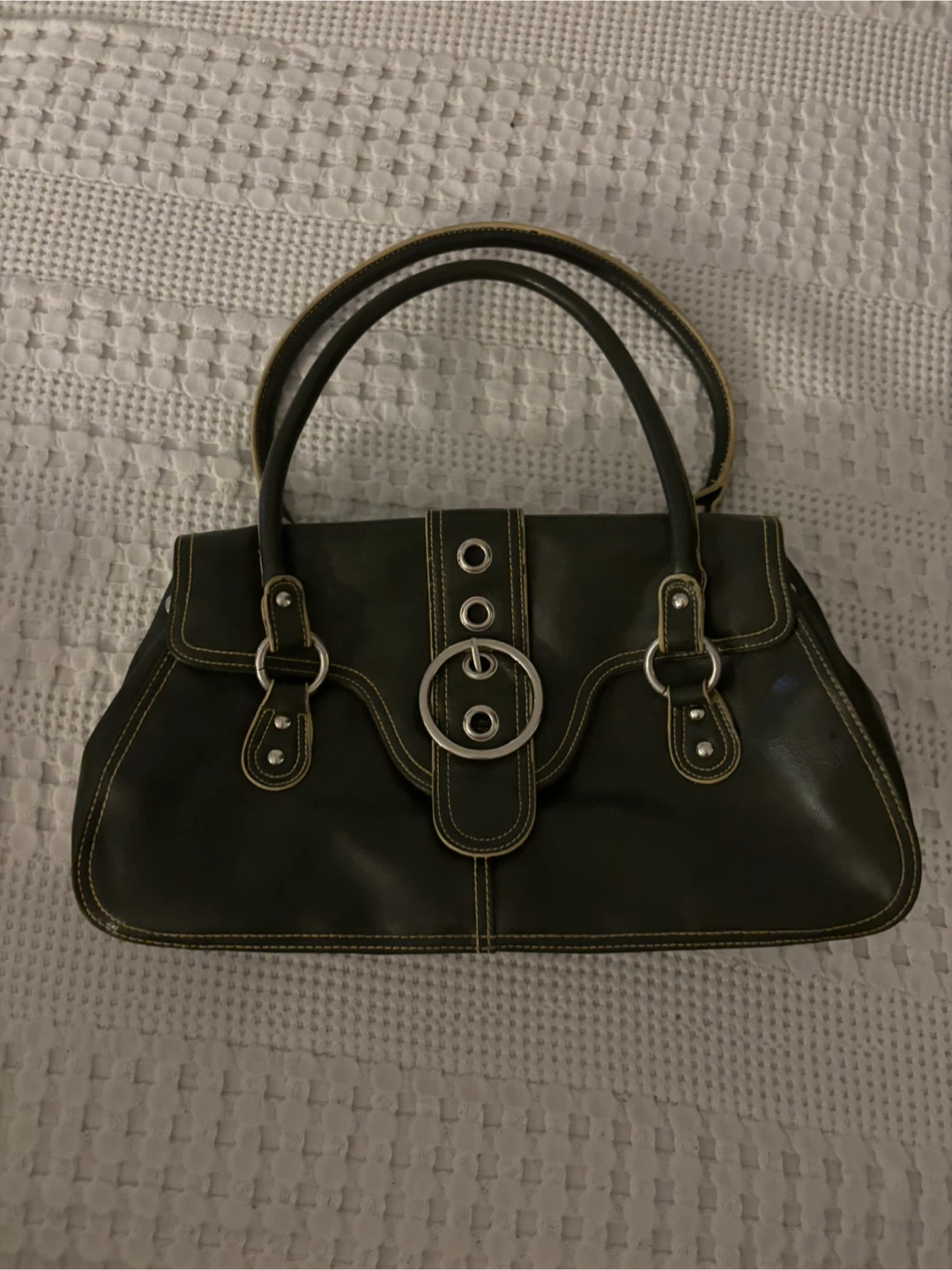 Vintage Olive Green Handbag - photo 2
