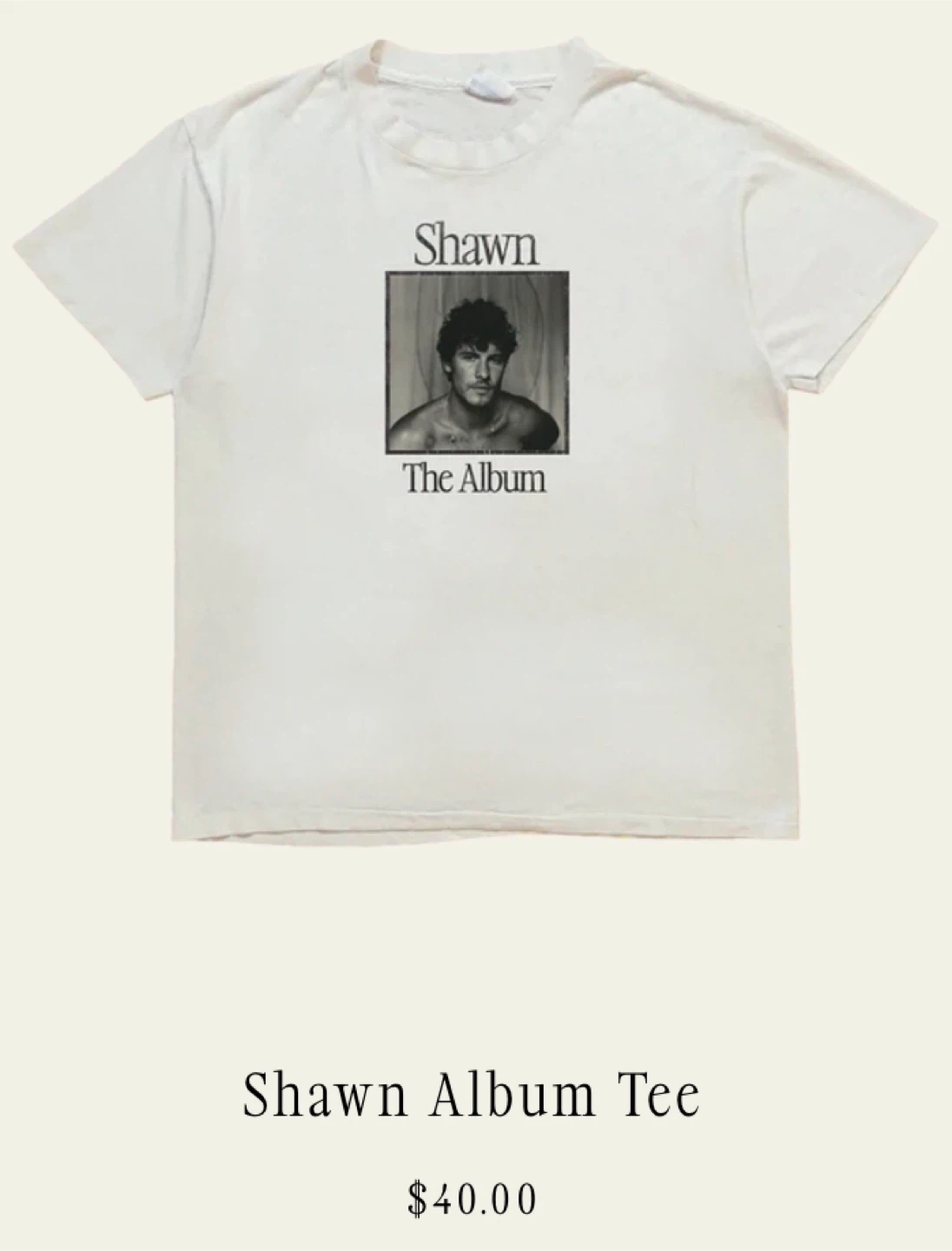 Shawn Mendes The Album Tee - Small