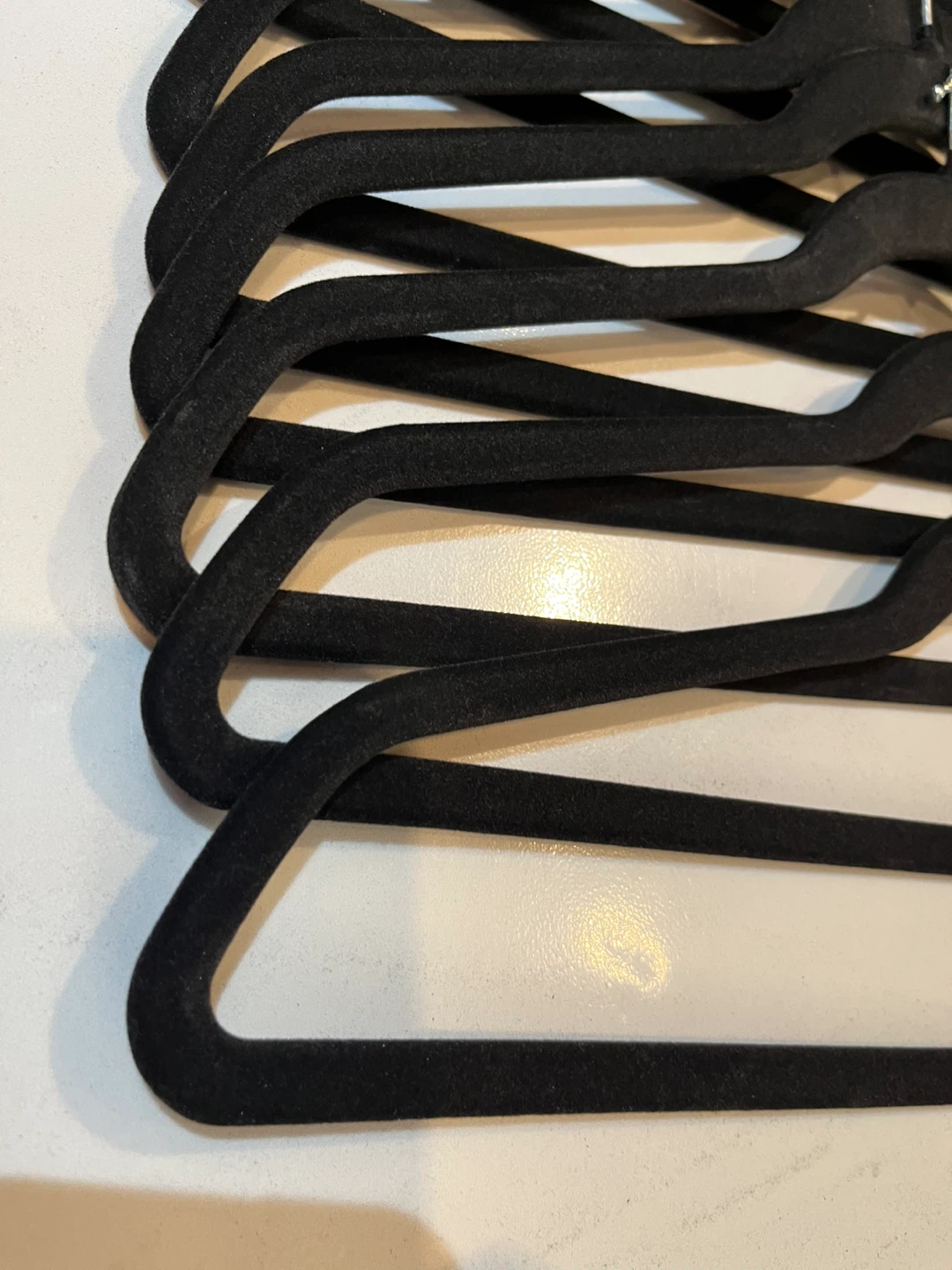 Black Velvet Clothes Hangers - Set of 10 - photo 2