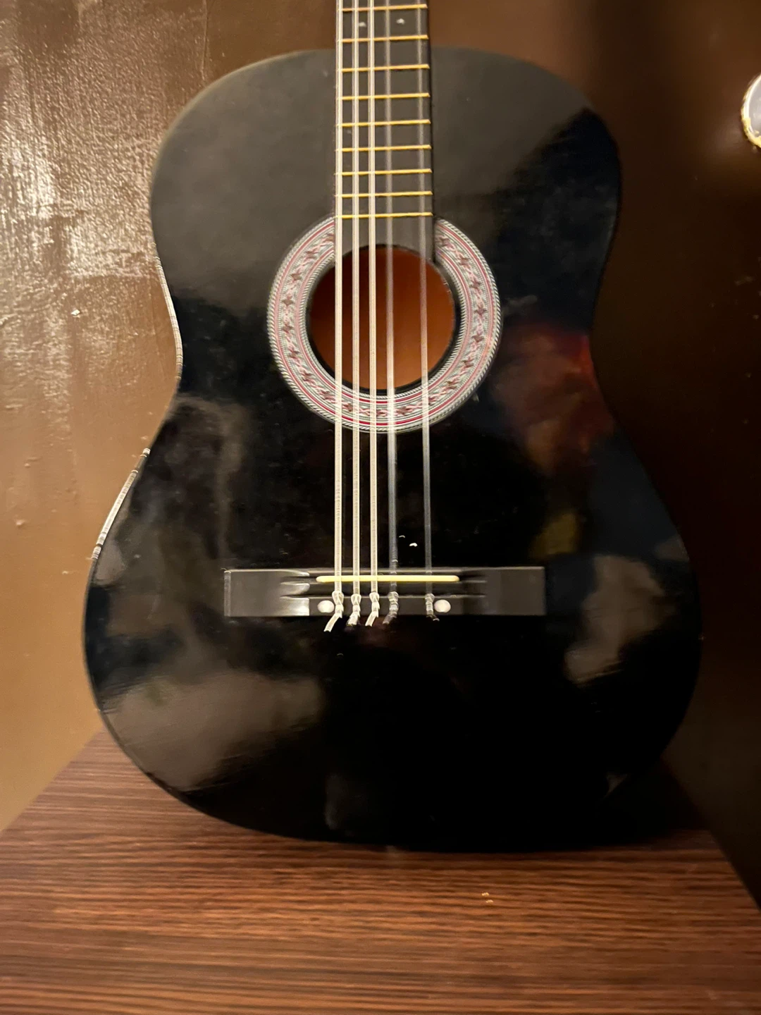 Black Acoustic Guitar