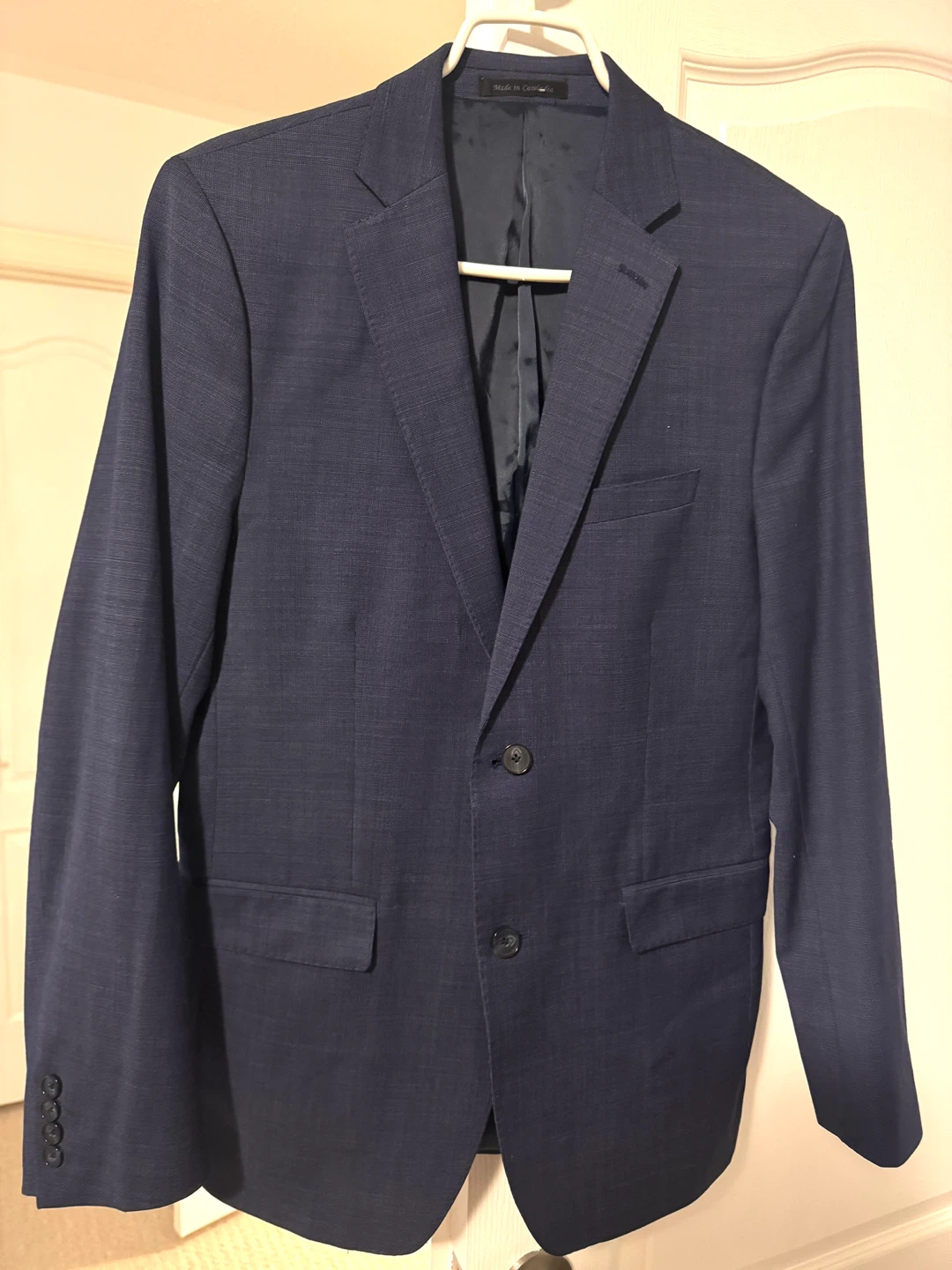 Calvin Klein Navy Blue Suit Jacket & Pant (size 40)