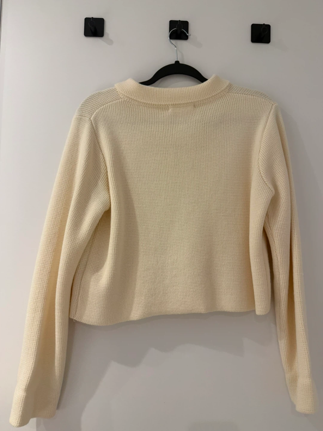 Cream Knit Cardigan - photo 2