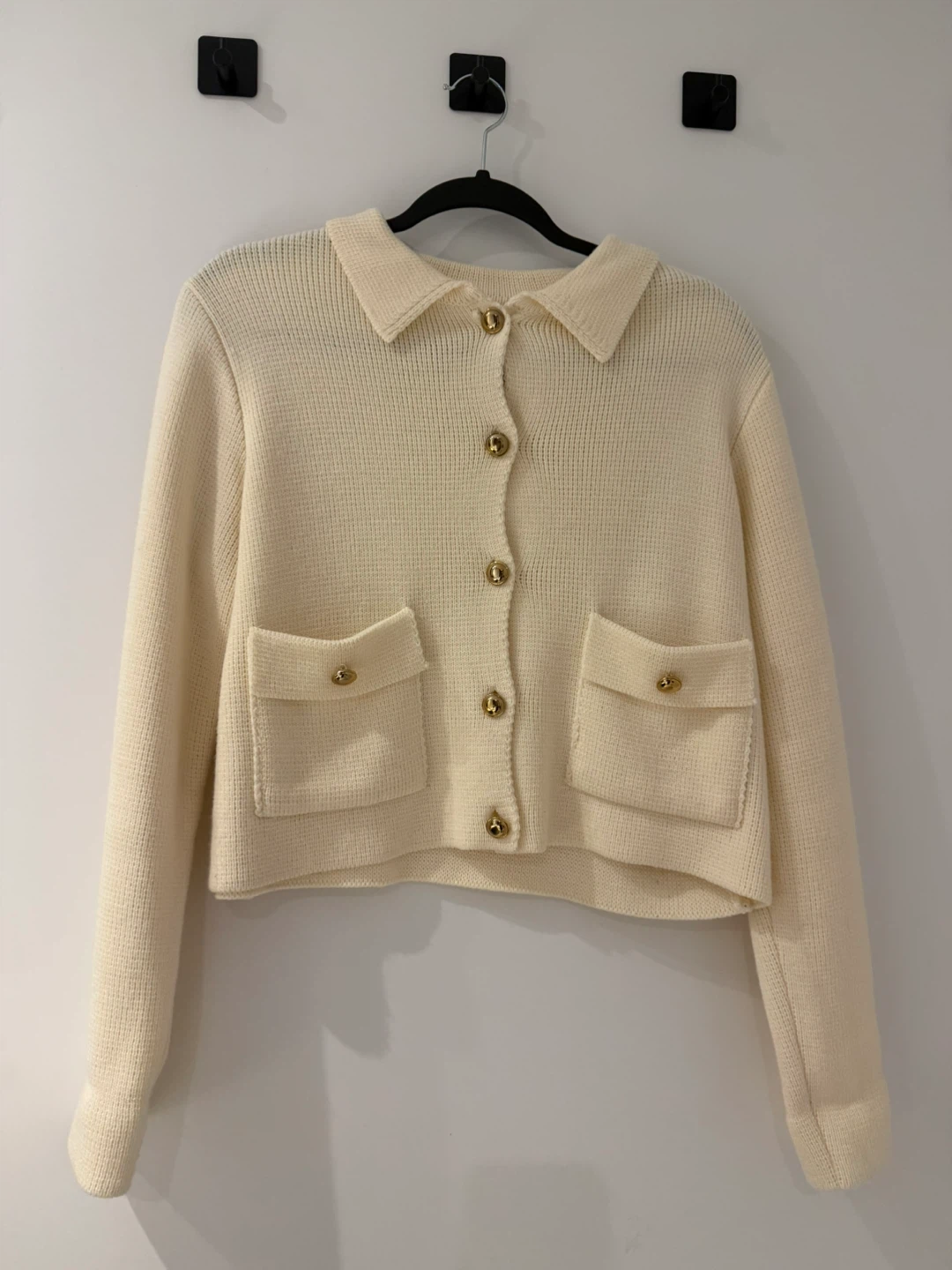 Cream Knit Cardigan