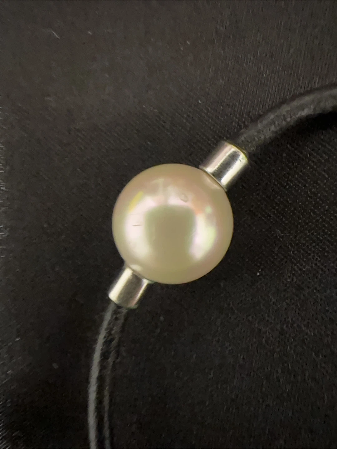 Beautiful MAJORICA PEARL AND sterling silver necklace - photo 2
