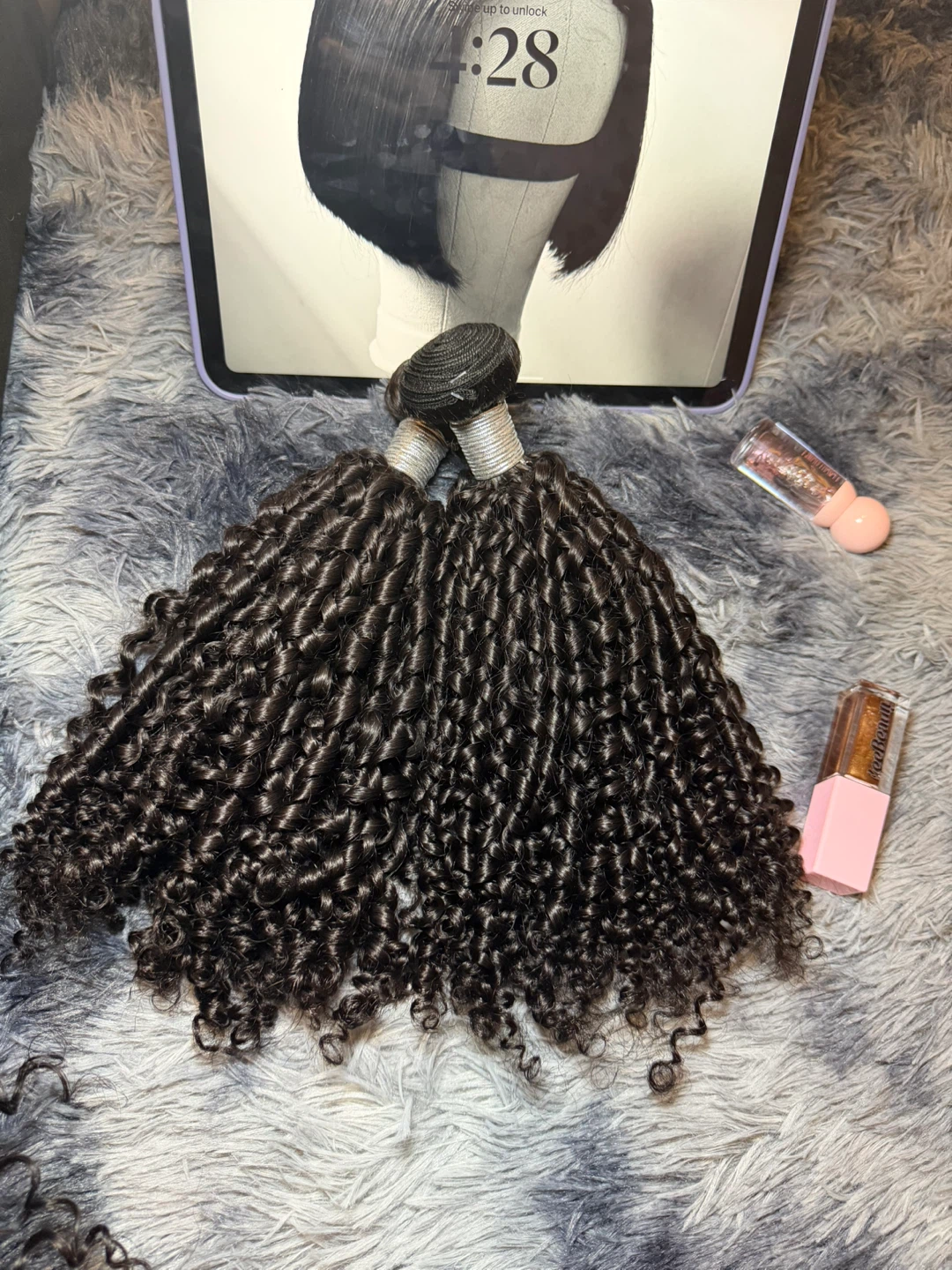 Raw Vietnamese Pixie curls (2 bundles with closure 4*4) - photo 3