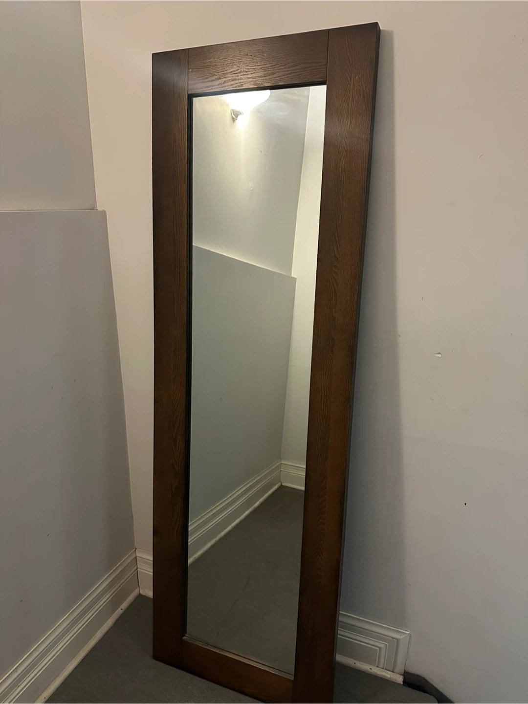 Wood Framed Full Length Mirror - photo 3