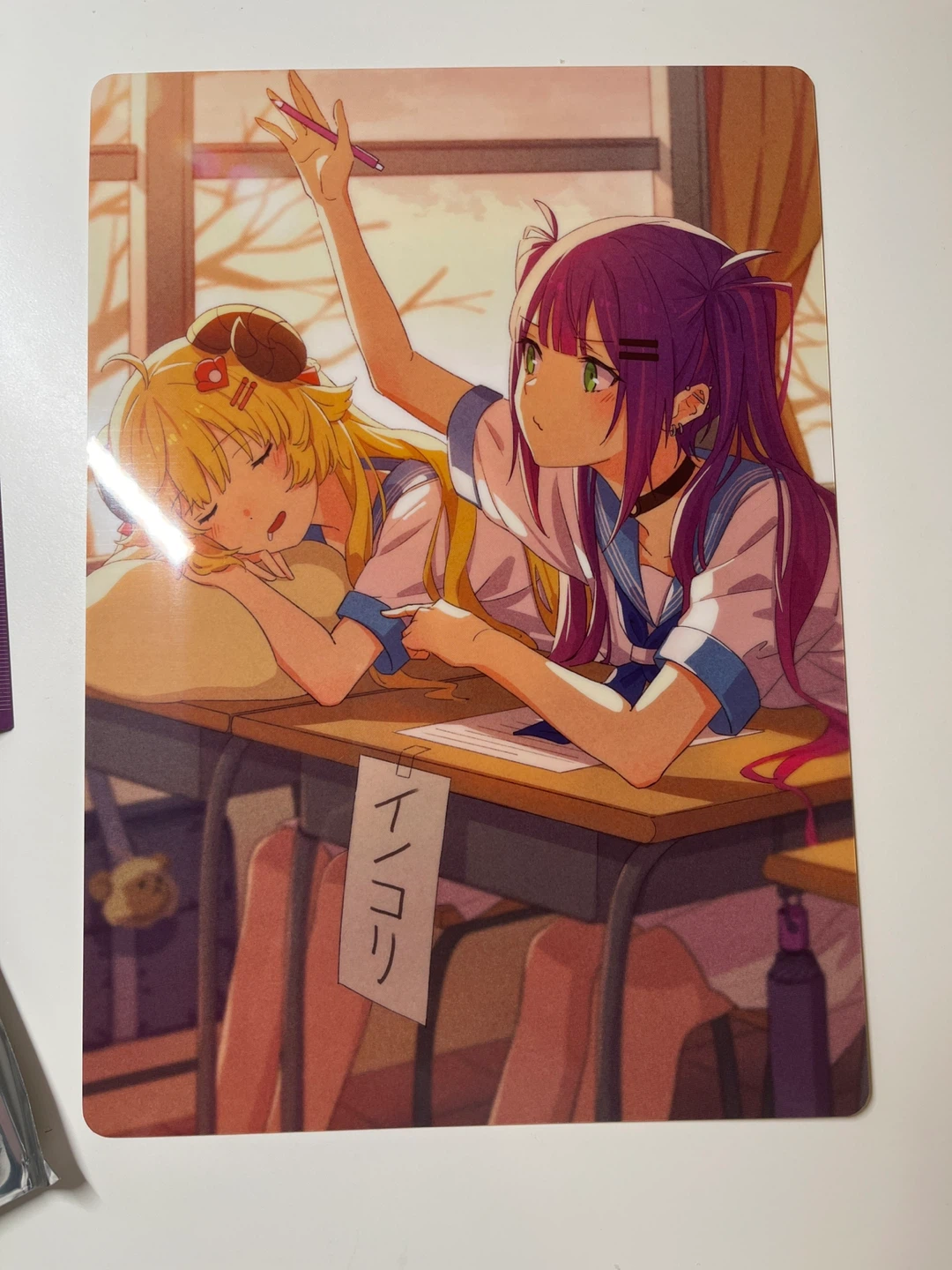 Hololive towa and watame honey works collab PLA board authentic