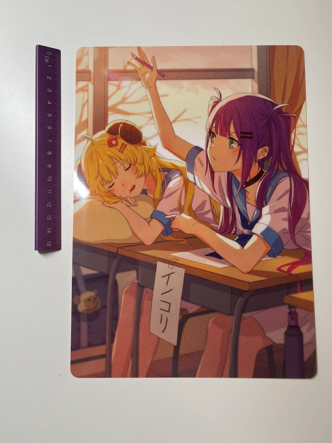 Hololive towa and watame honey works collab PLA board authentic - photo 2