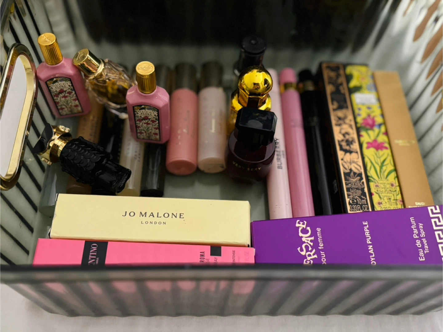Jo Malone, Versace, Gucci, Valentino, Paco Rabanna