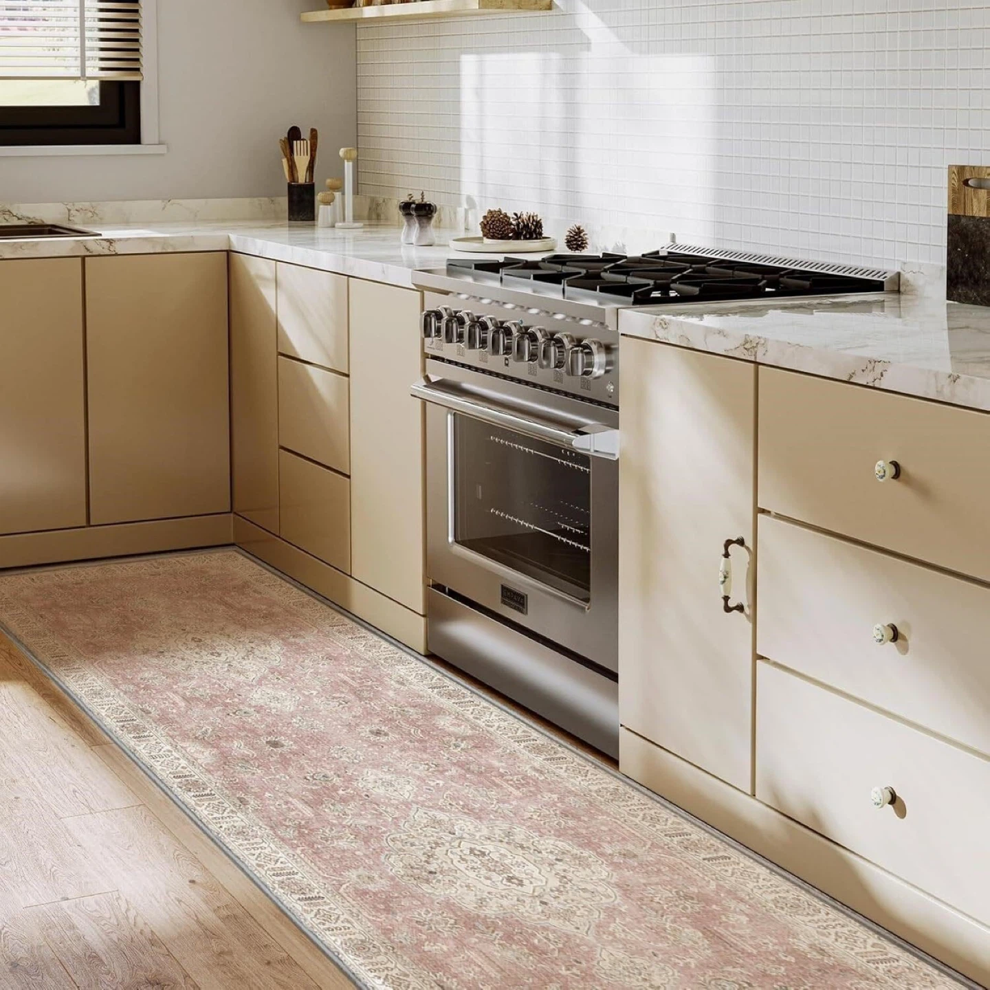 Pink Runner Rug, 2' x 6' - photo 3