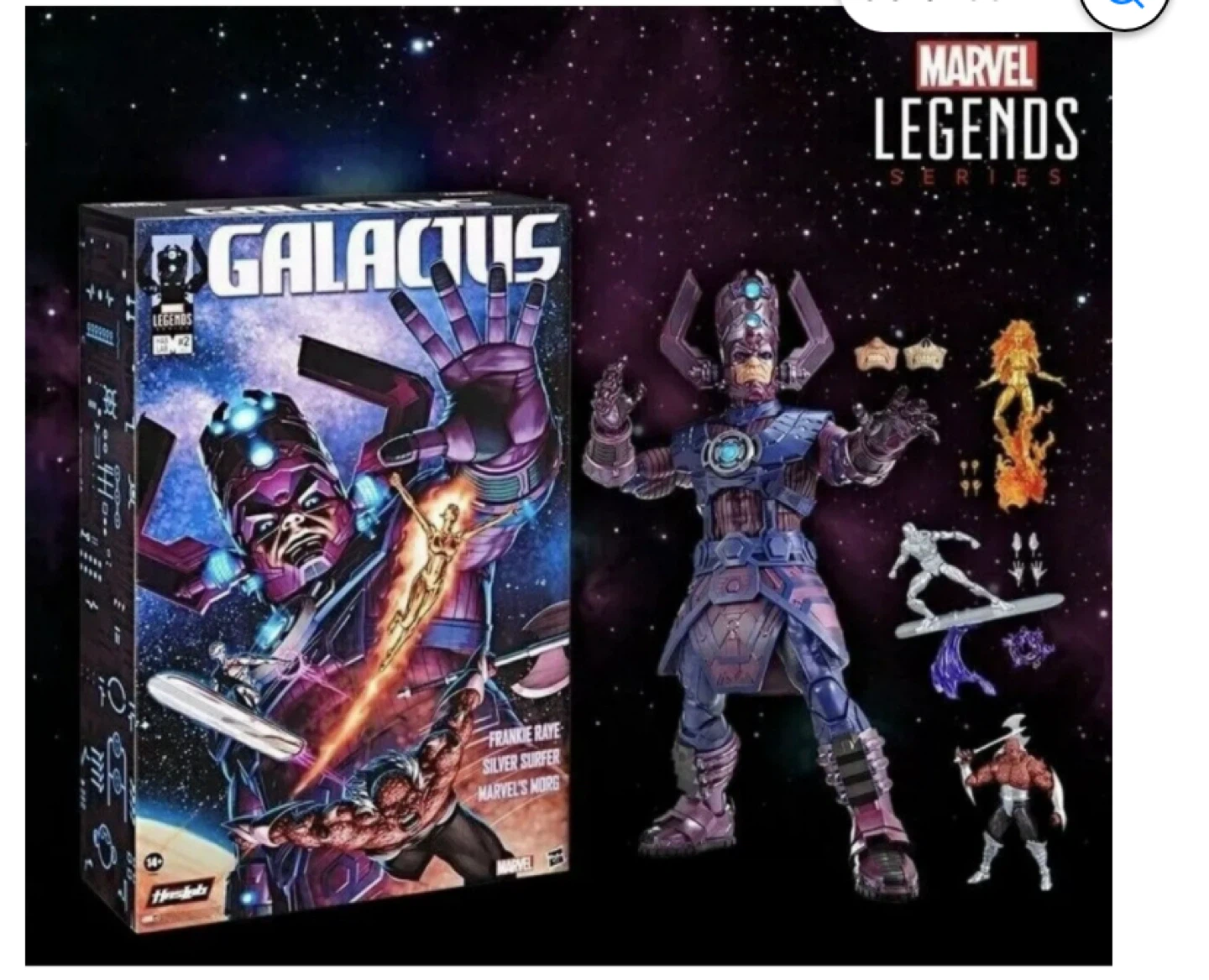 Marvel Legends Galactus Action Figure & friends