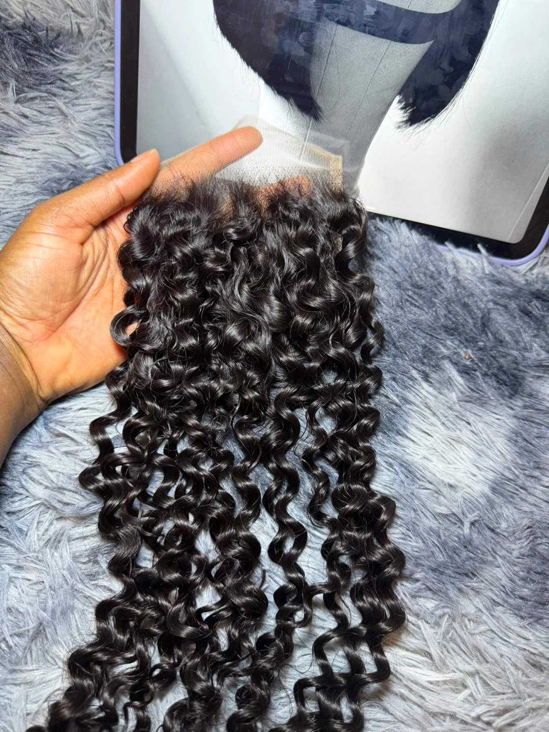 3 Jerry Curl Raw Vietnamese Hair Bundles & Closure(22” & 20”) - photo 4