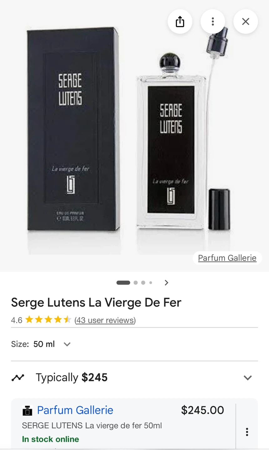 Serge Lutens La Vierge De Fer 50ml - photo 3