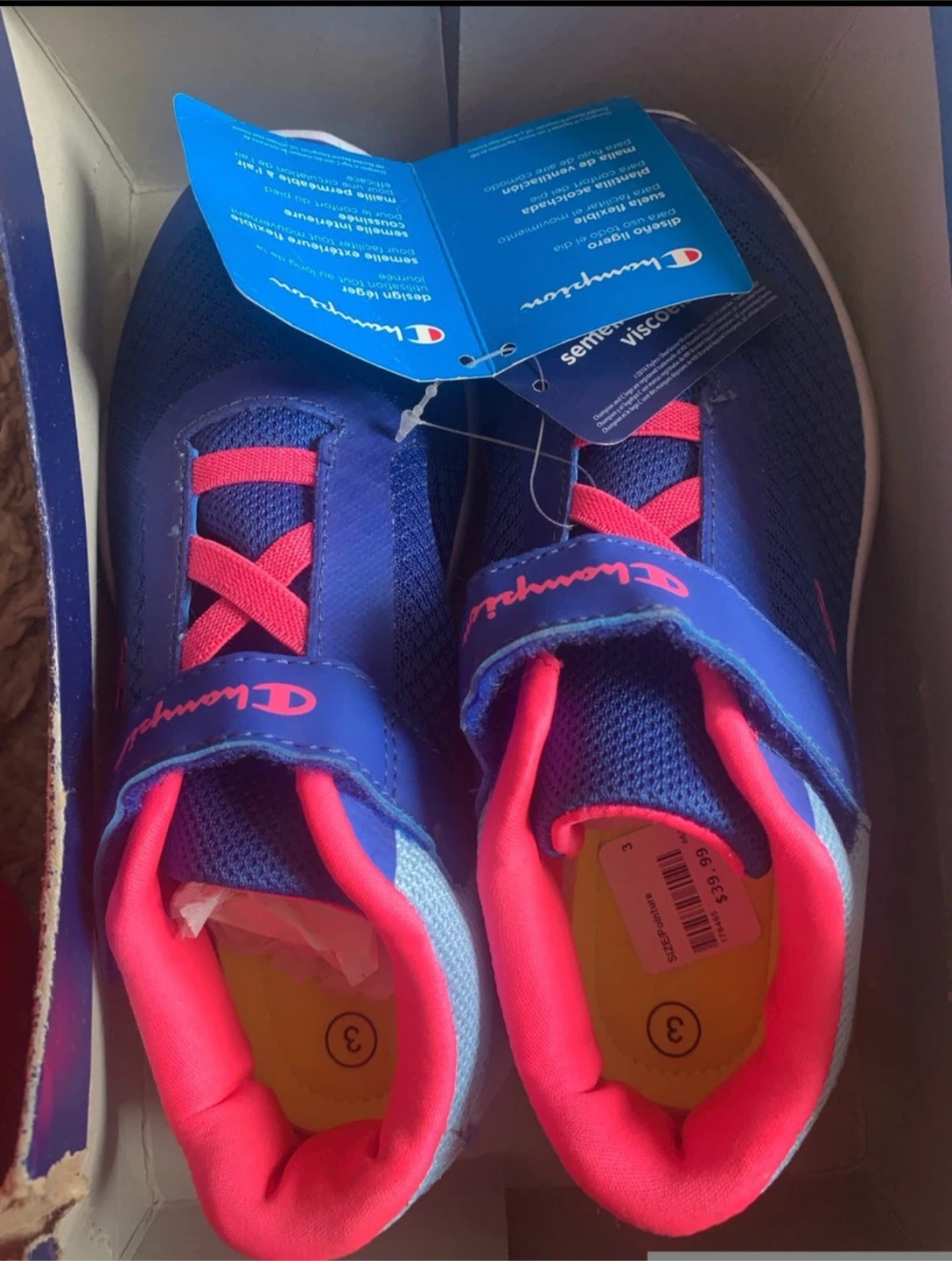 New Champion Kids Athletic Shoes - Size 3🧡