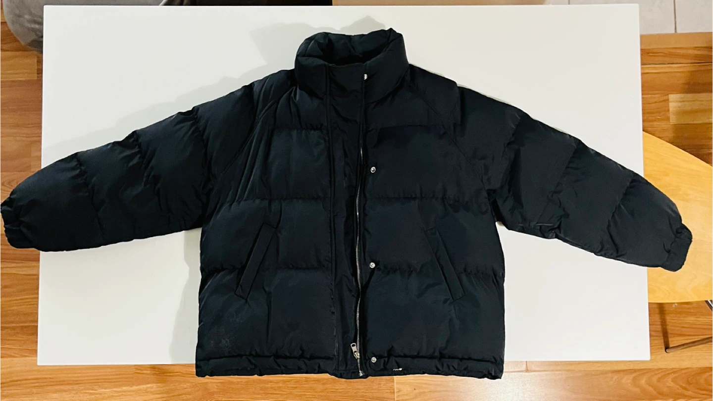 Puffer Jacket - Black