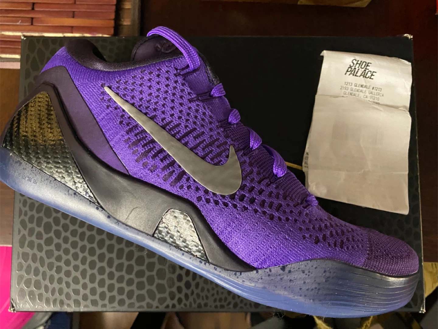 Nike Kobe IX 9 Elite Low Protro Purple US 11 - photo 3