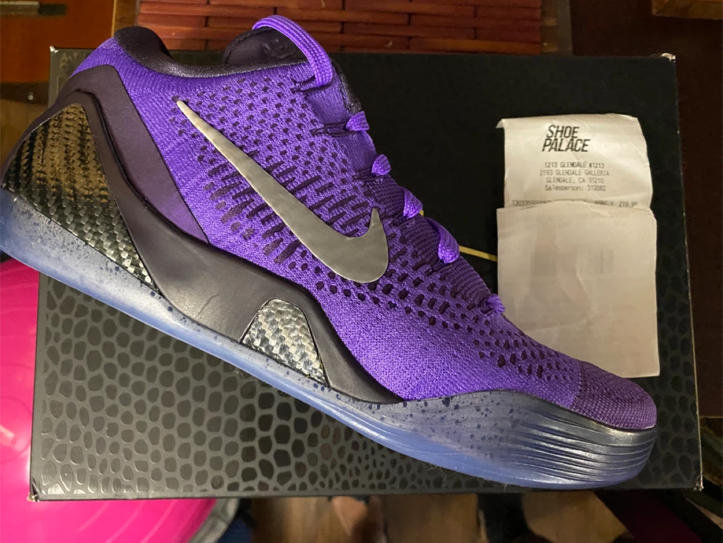 Nike Kobe IX 9 Elite Low Protro Purple US 11
