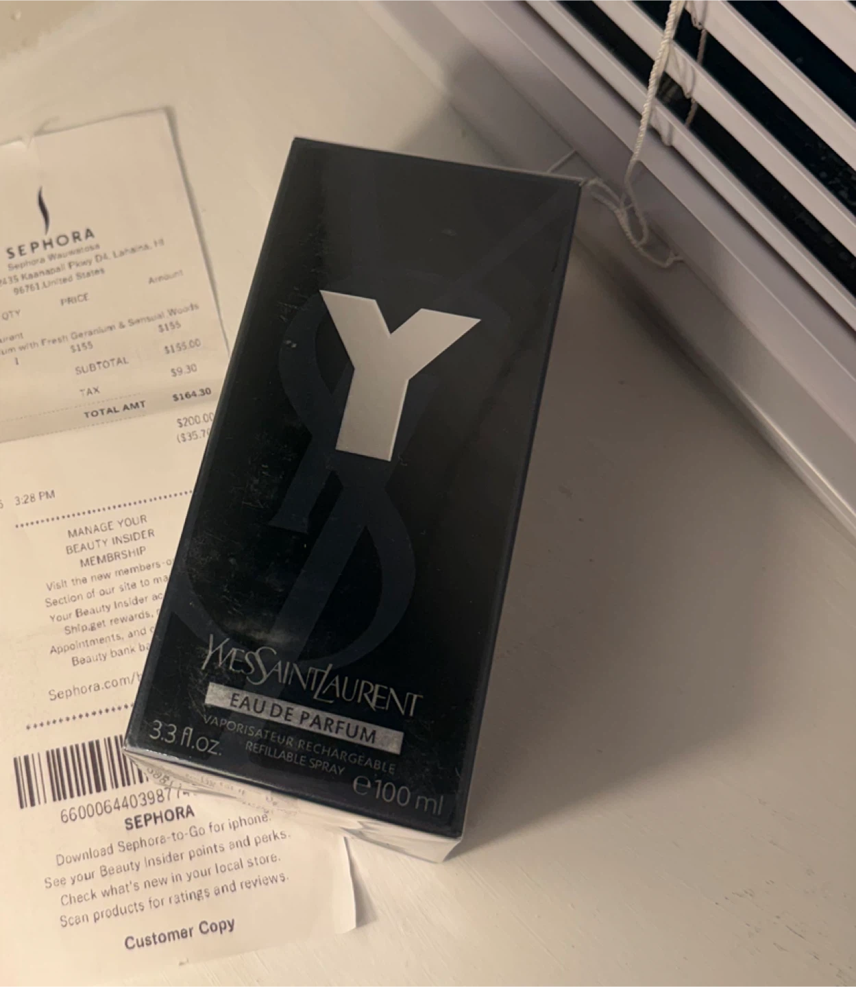 Yves Saint Laurent Y Eau de Parfum 3.3 fl oz NEW - photo 2
