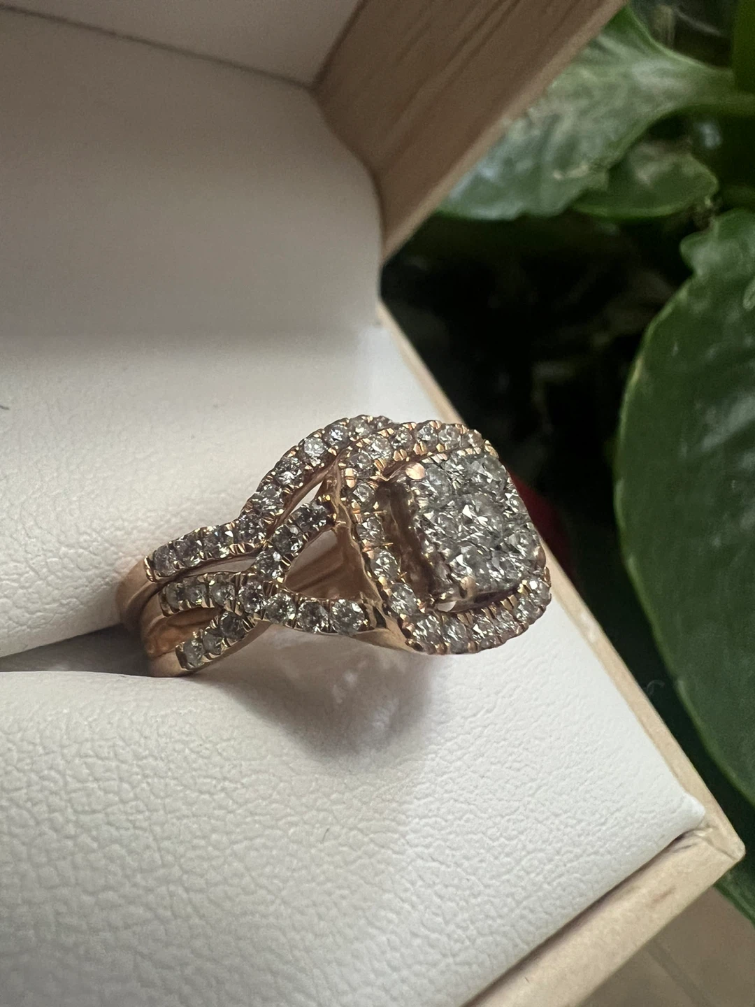 10 k Diamond Ring Set 1.00 CTW - photo 3