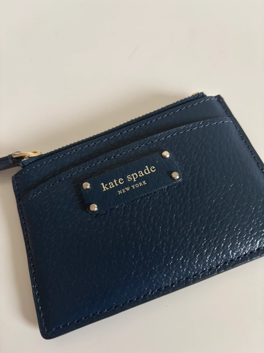 Kate Spade Navy Blue Card Holder - photo 2