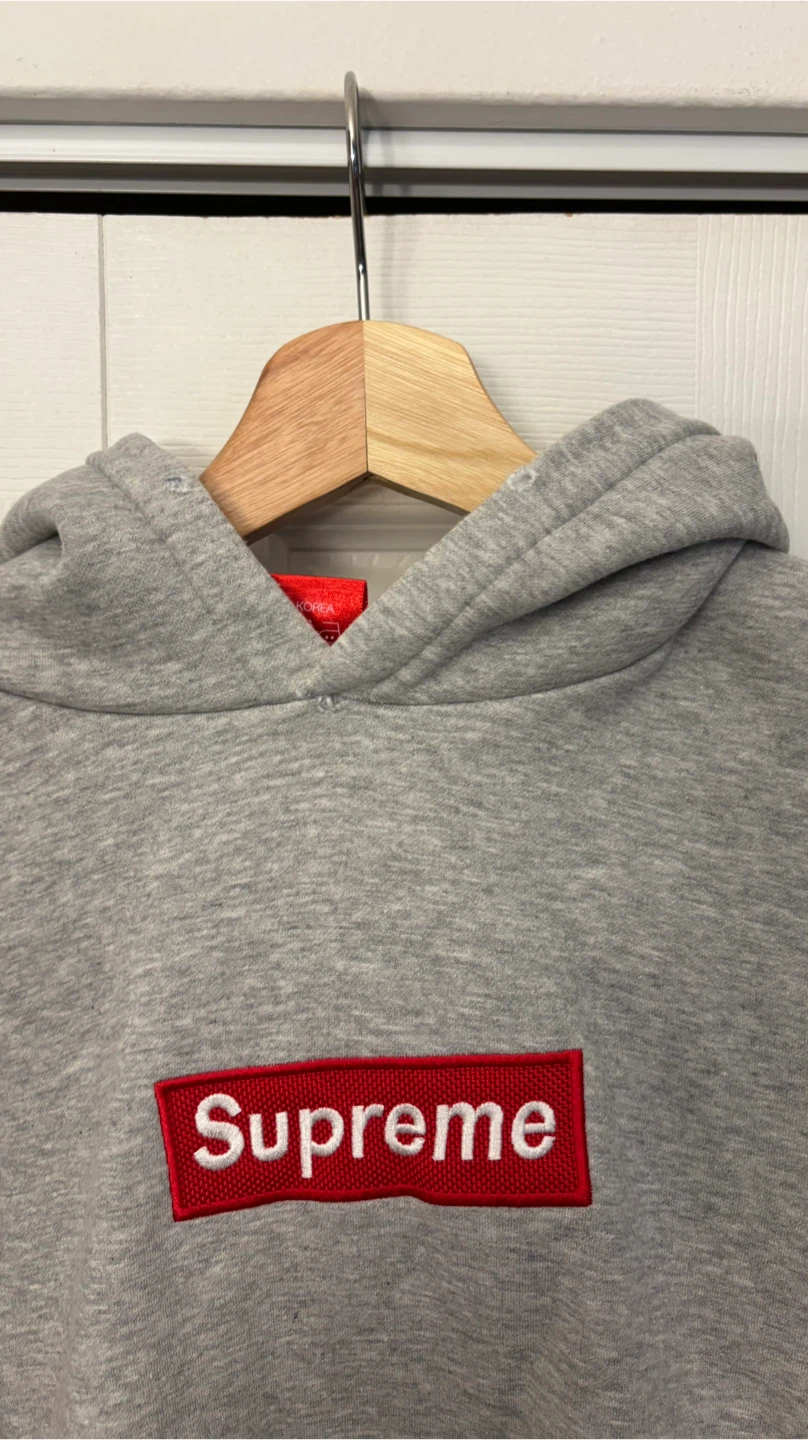 Fake Supreme Grey Hoodie Size: Asian XL (US L) - photo 2