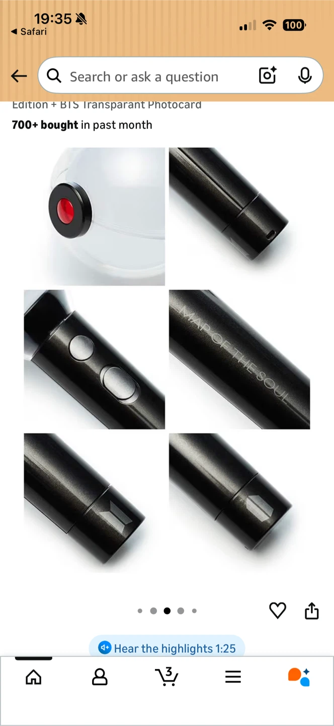 BTS Official Light Stick Map of the Soul Special Edition - photo 4