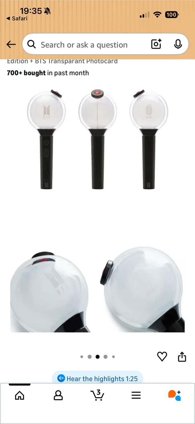 BTS Official Light Stick Map of the Soul Special Edition - photo 3