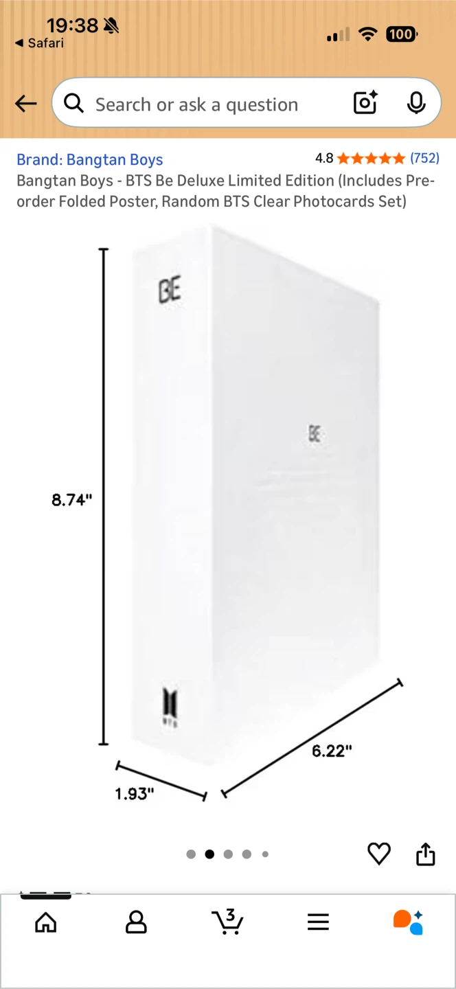 BTS Be Deluxe Limited Edition Album - photo 2