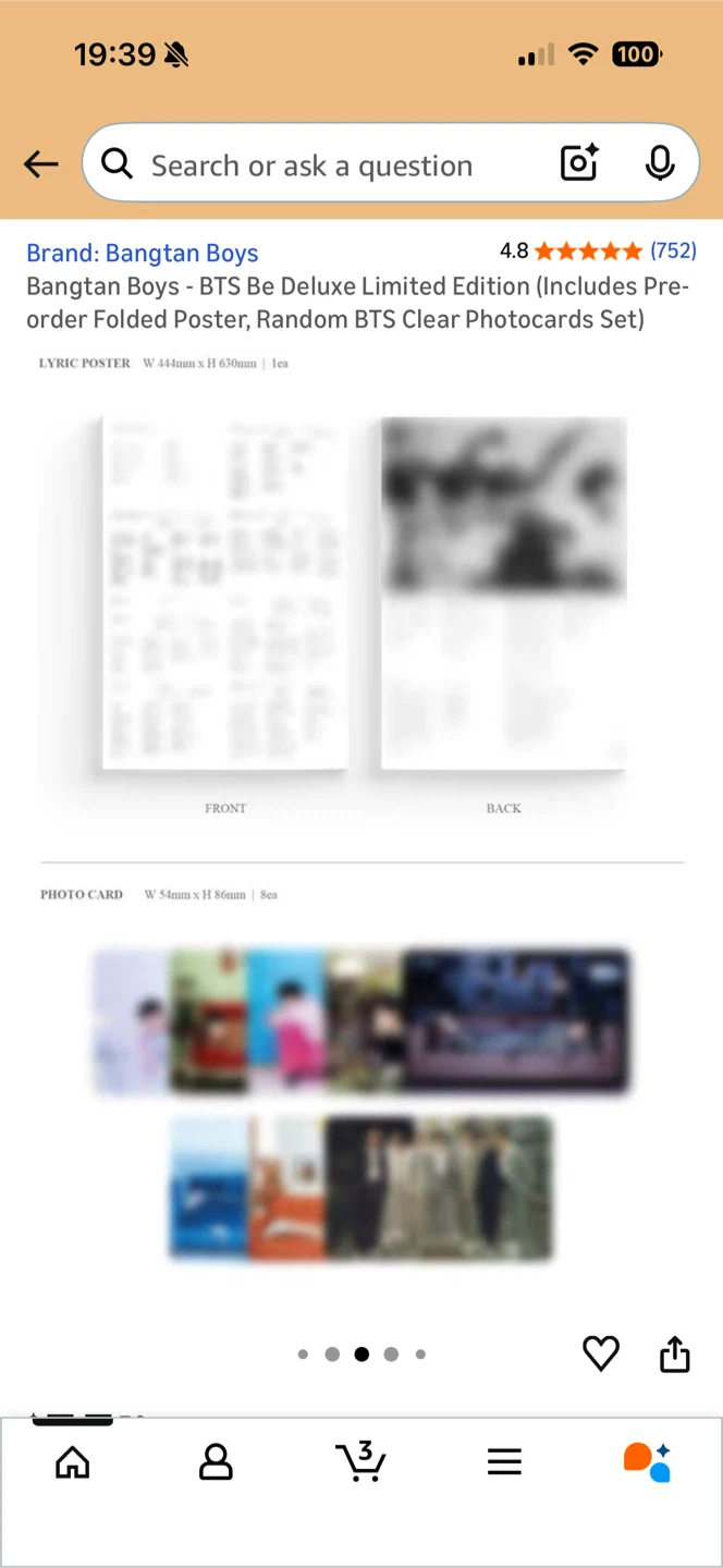 BTS Be Deluxe Limited Edition Album - photo 5