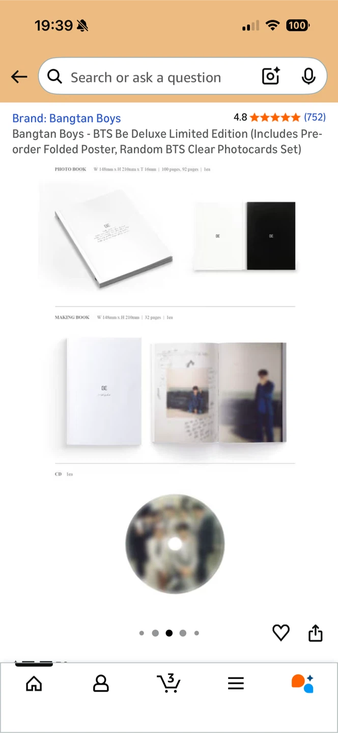 BTS Be Deluxe Limited Edition Album - photo 4