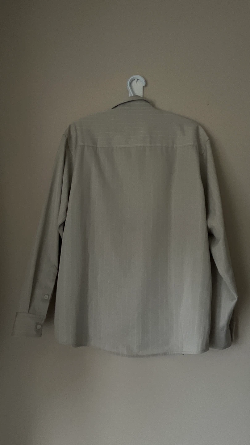 NET men Beige Striped Long Sleeve Shirt - M - photo 3