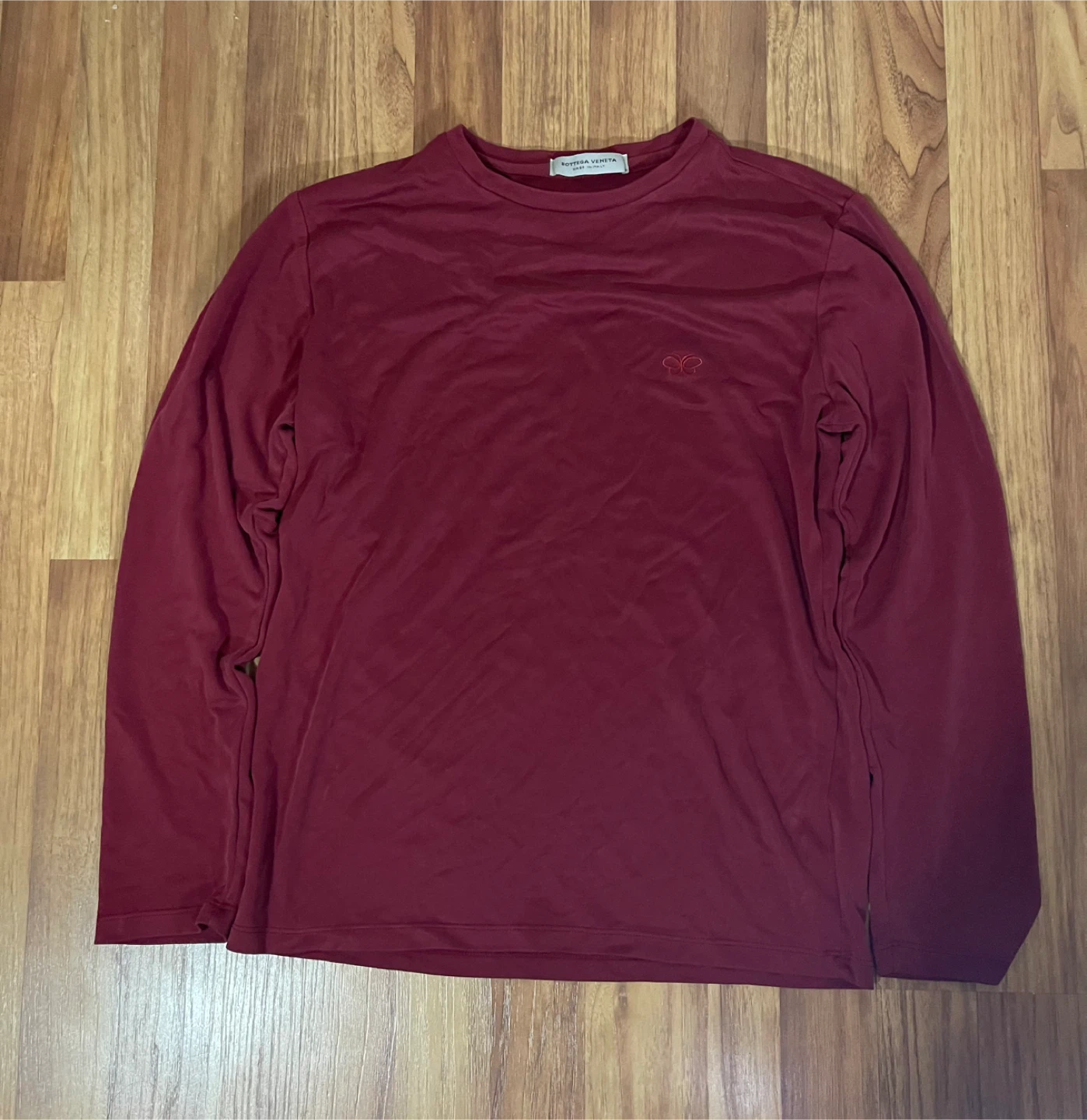 Bottega Veneta Burgundy Long Sleeve Top